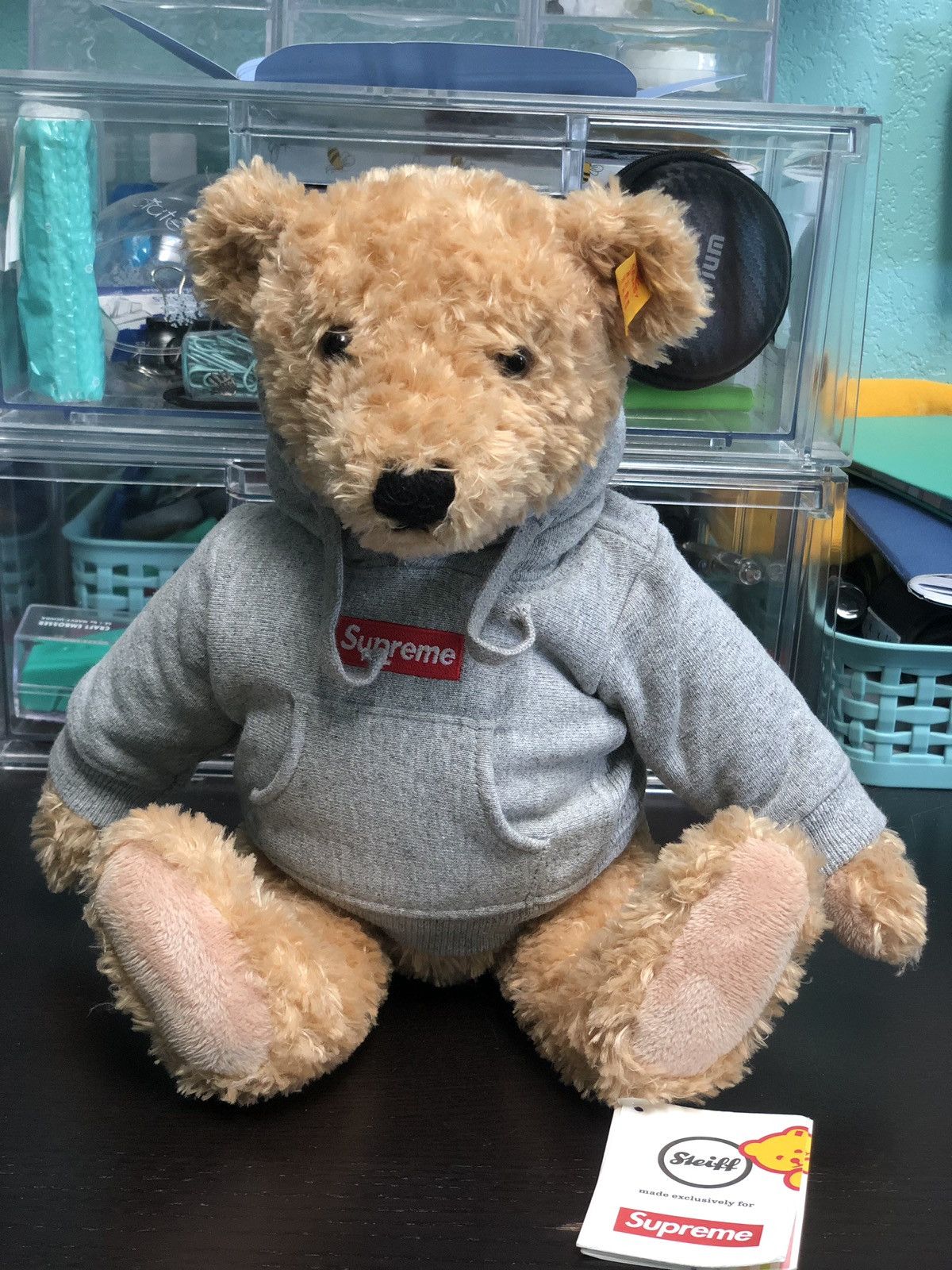 Brand New Supreme Steiff Teddy Bear BOGO FW18 100% Authentic
