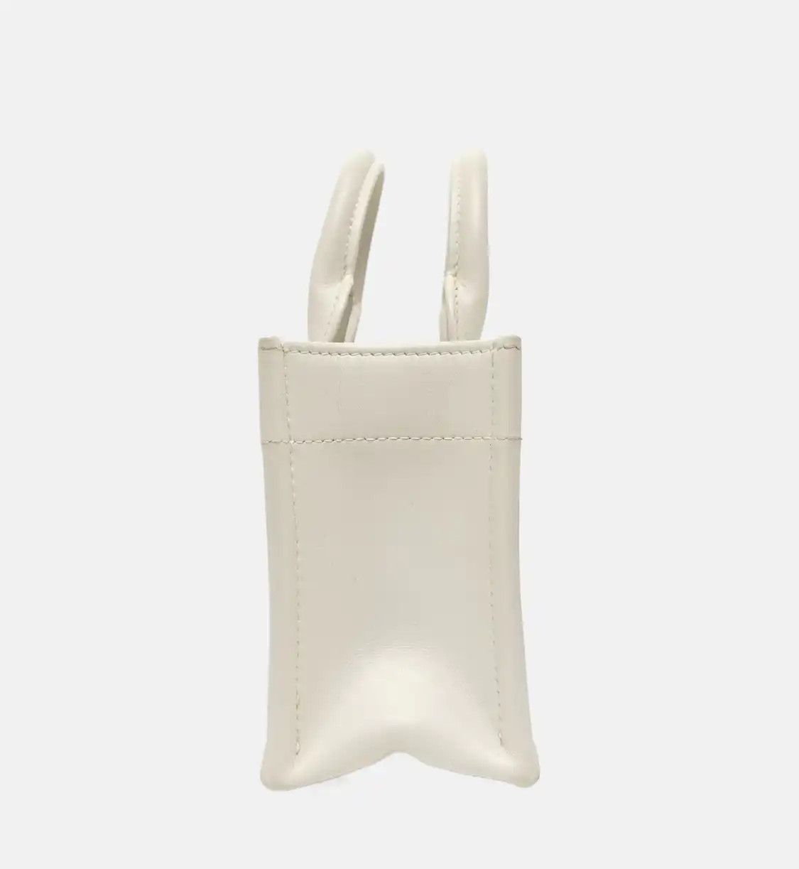Dior DIOR Book Tote mini white cowhide leather rattan plaid quilted shoulder bag cros Size ONE SIZE - 4 Thumbnail