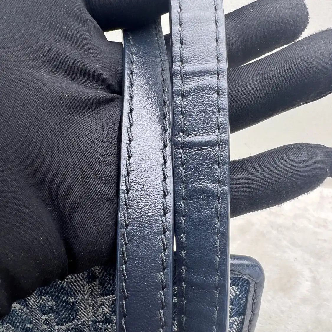 Dior DIOR 30 Montaigne East-West blue denim monogram jacquard Montaigne bag shoulder Size ONE SIZE - 12 Thumbnail