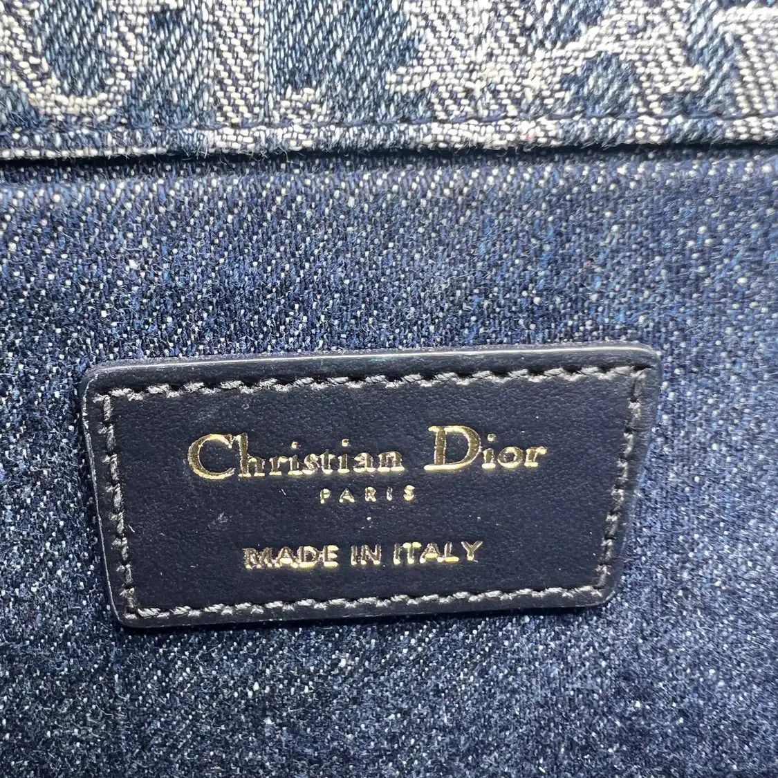 Dior DIOR 30 Montaigne East-West blue denim monogram jacquard Montaigne bag shoulder Size ONE SIZE - 10 Thumbnail
