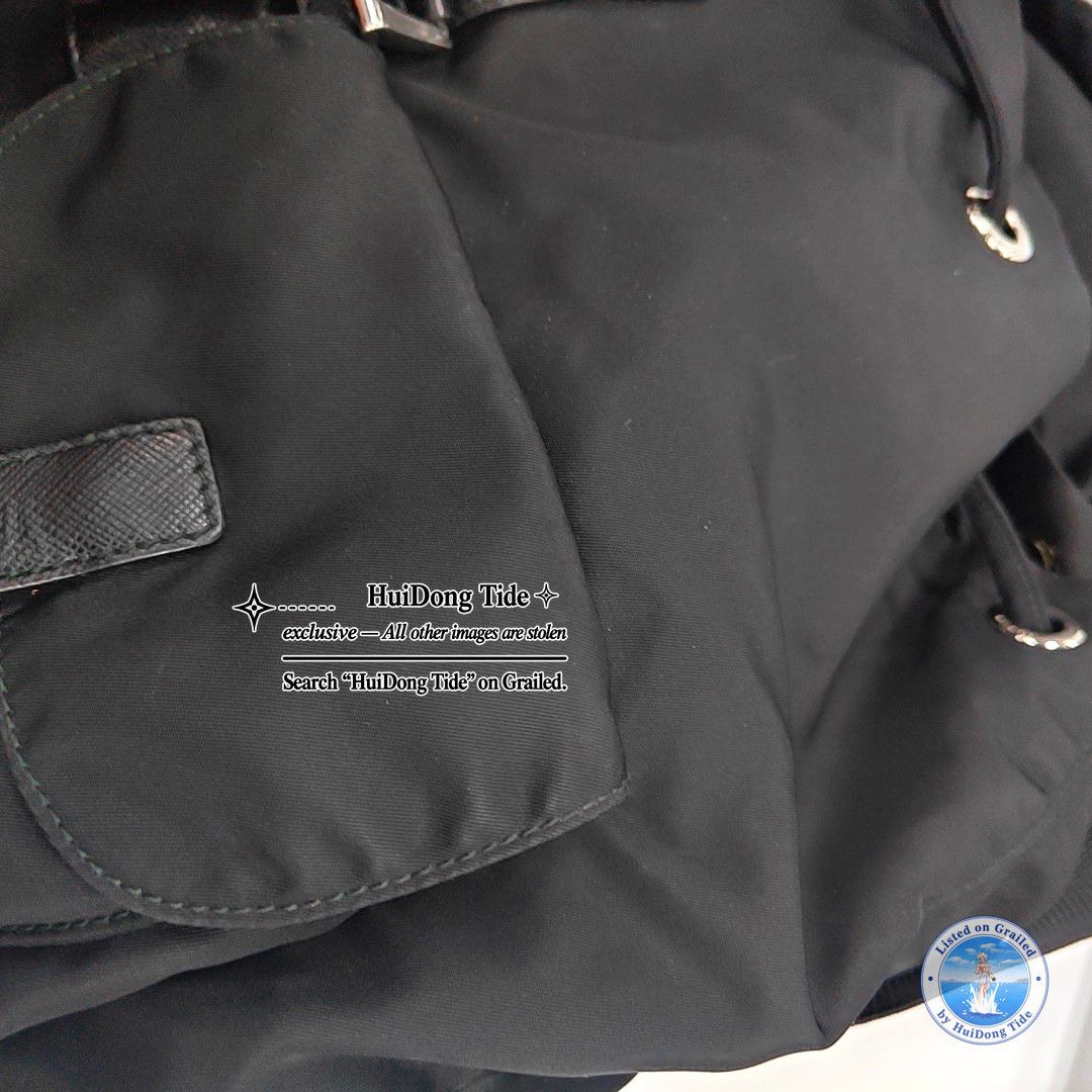 Prada Prada Re-Nylon Logo Backpack Size ONE SIZE Size ONE SIZE - 8 Thumbnail