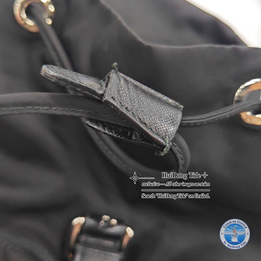 Prada Prada Re-Nylon Logo Backpack Size ONE SIZE - 9 Thumbnail