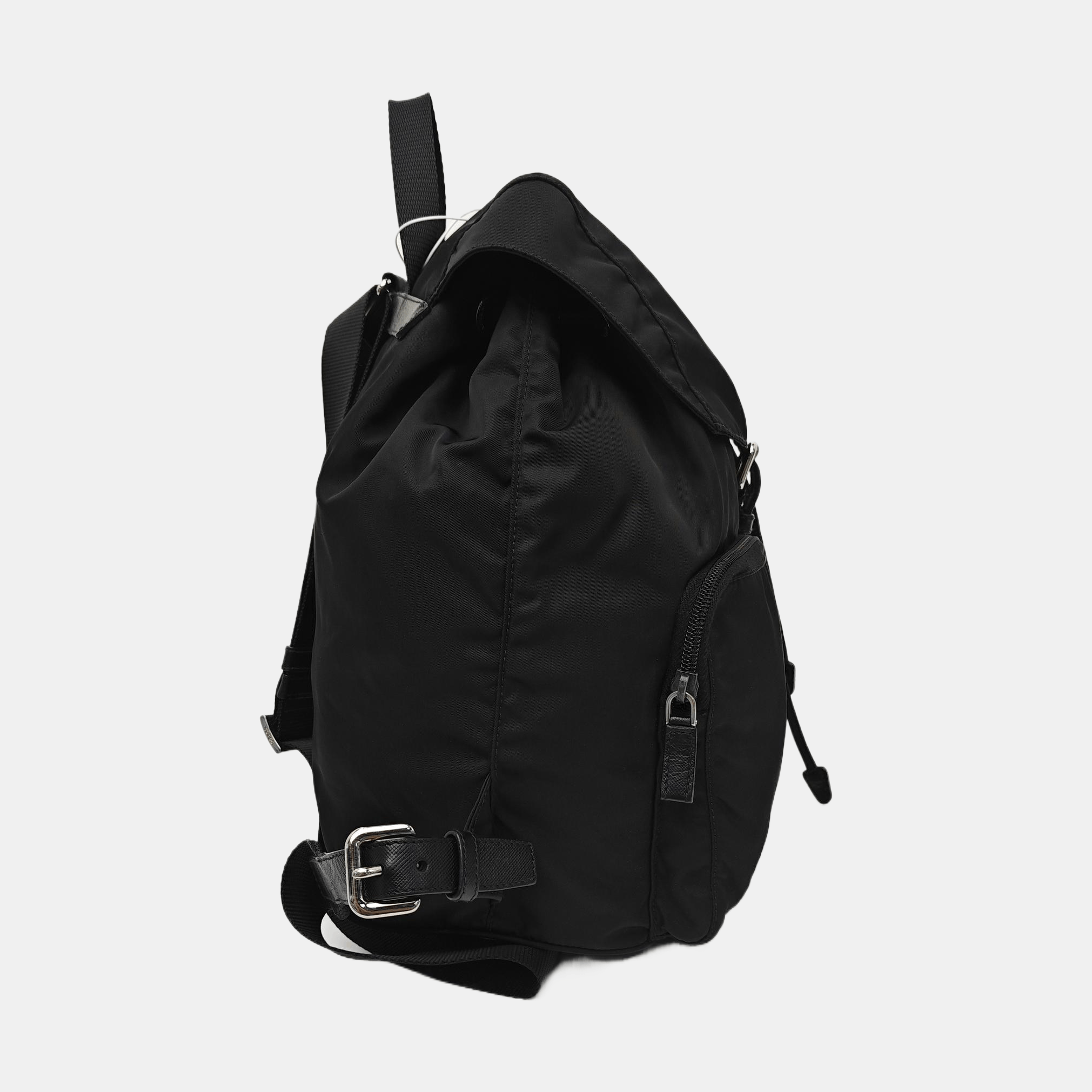 Prada Prada Re-Nylon Logo Backpack Size ONE SIZE - 3 Thumbnail