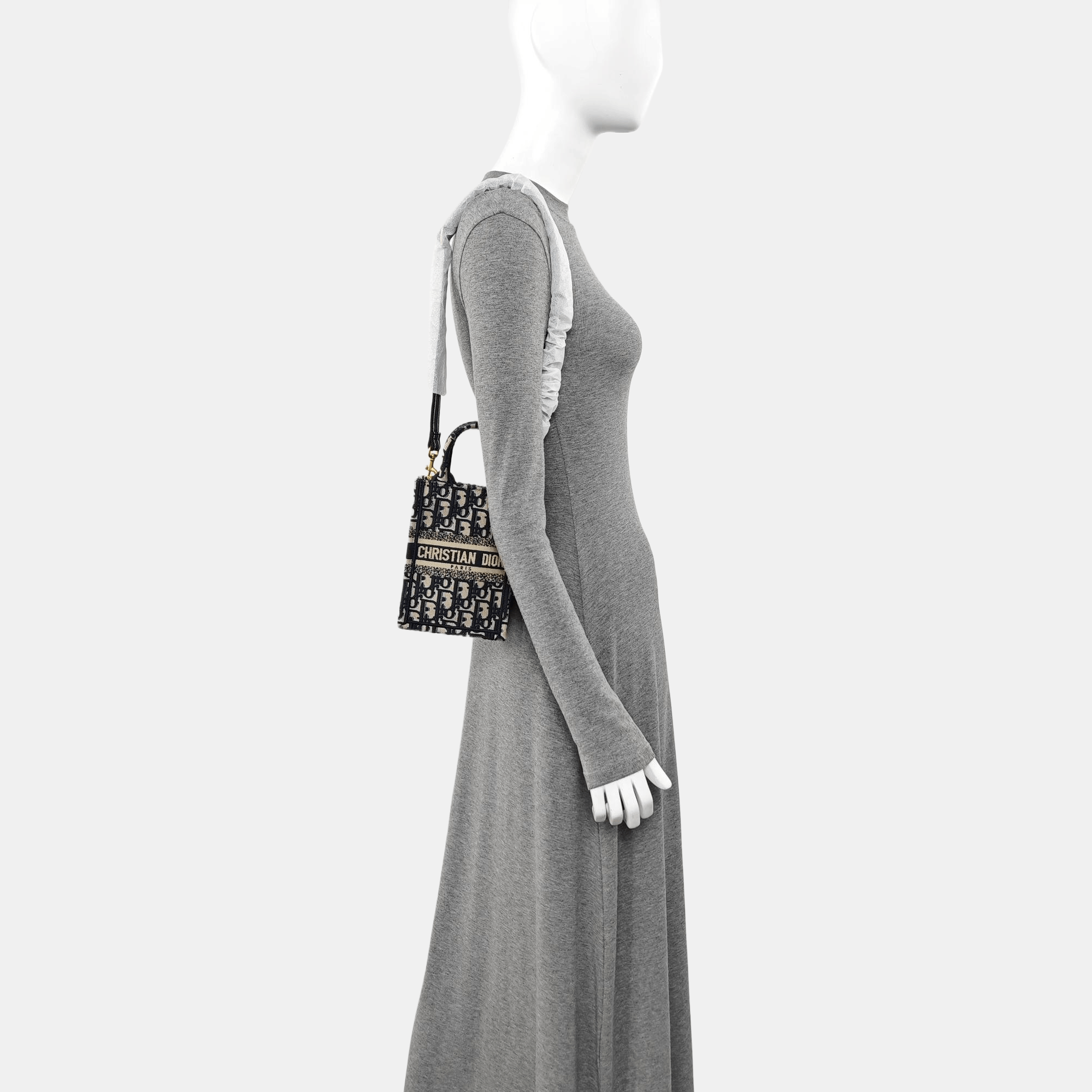 Dior Dior Oblique Jacquard Book Tote Mini Bag Size ONE SIZE - 2 Thumbnail