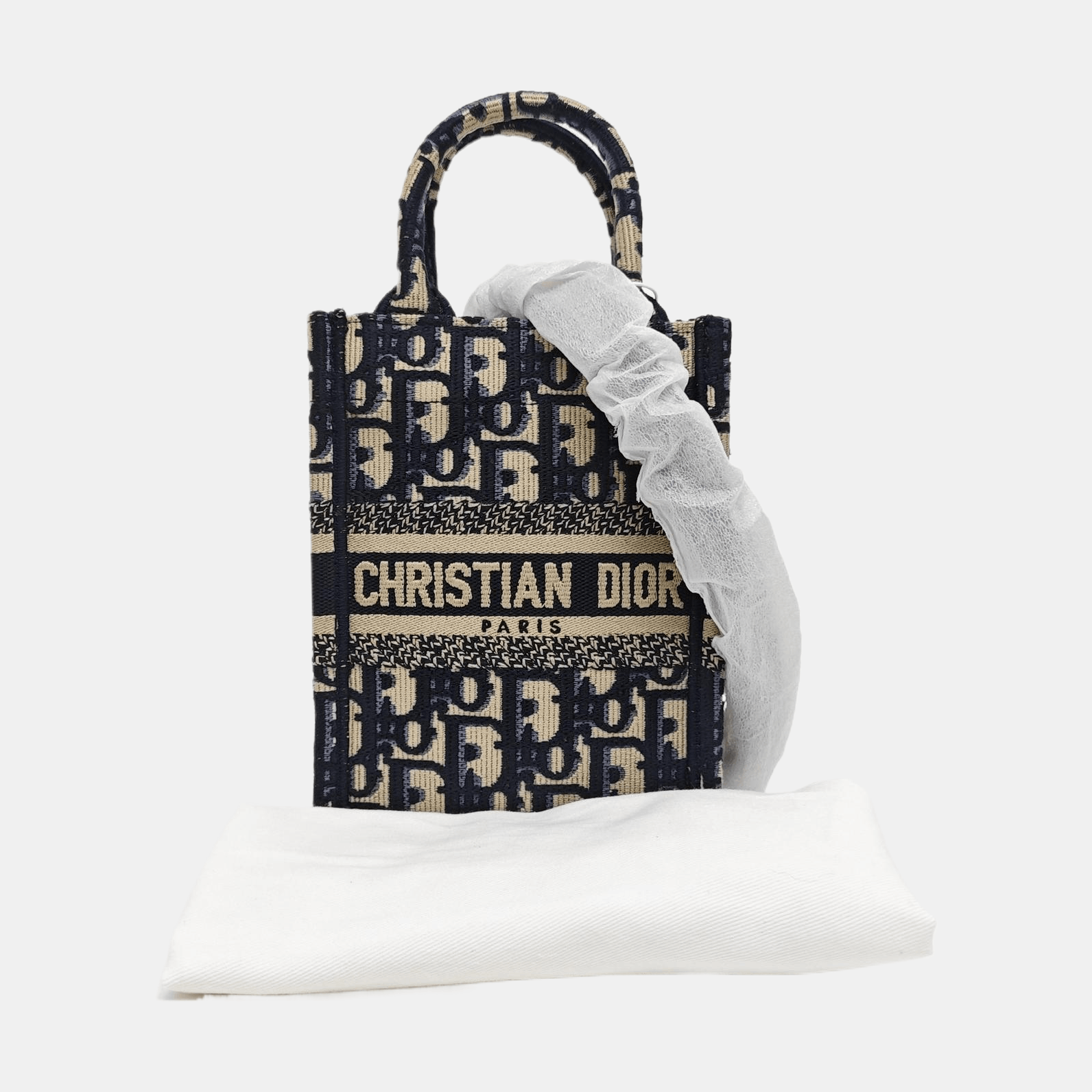 Dior Dior Oblique Jacquard Book Tote Mini Bag Size ONE SIZE - 7 Thumbnail