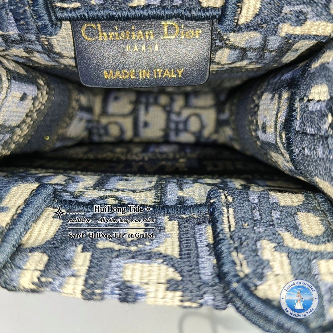 Dior Dior Oblique Jacquard Book Tote Mini Bag Size ONE SIZE - 6 Thumbnail