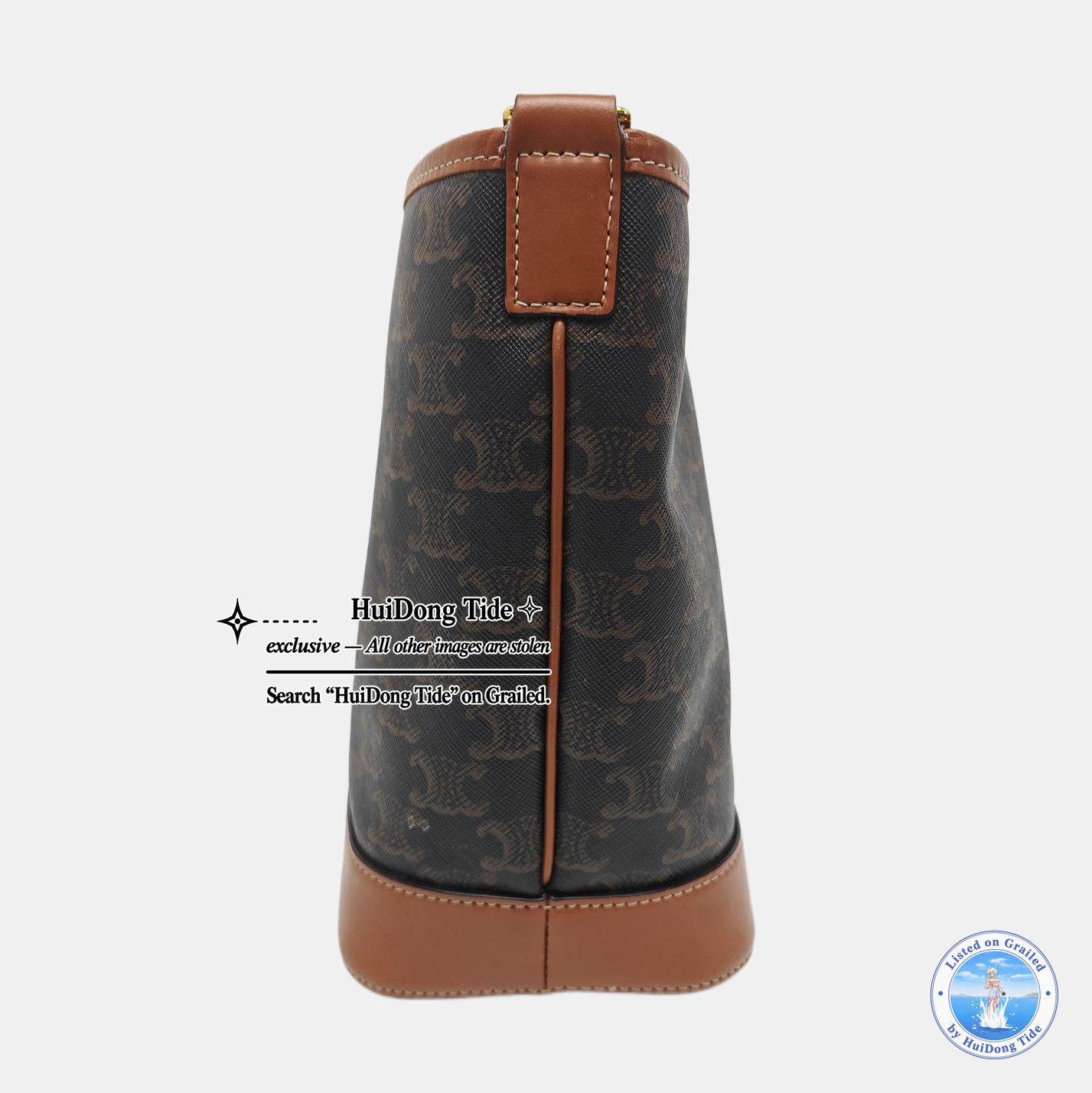 Celine Celine Triomphe Coated Canvas Bucket Bag Size ONE SIZE - 3 Thumbnail