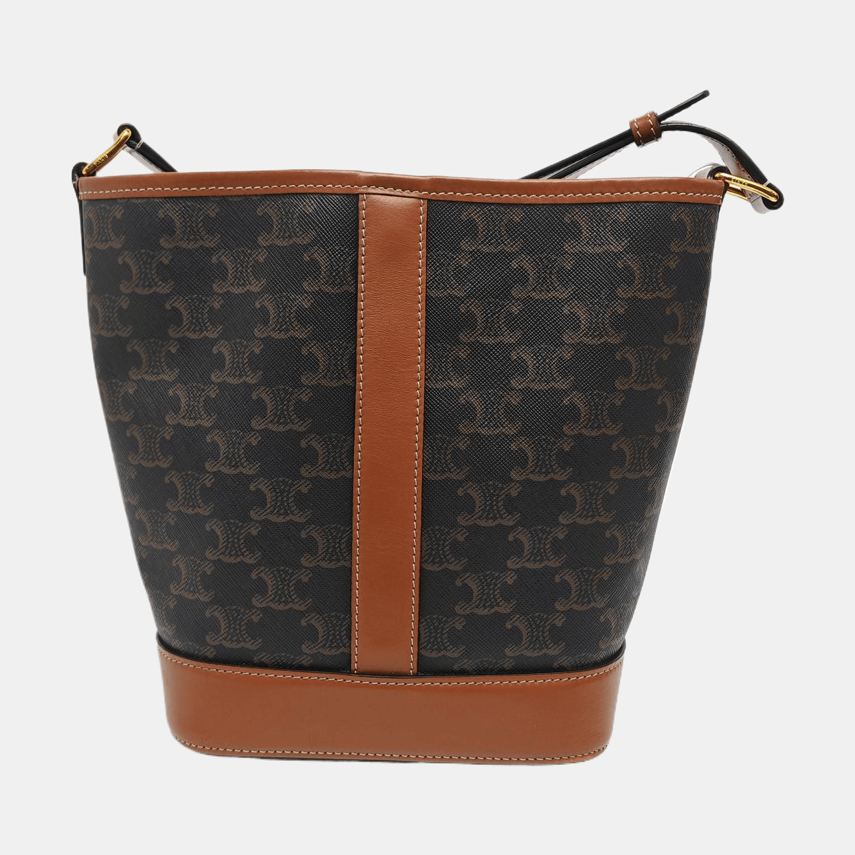 Celine Celine Triomphe Coated Canvas Bucket Bag Size ONE SIZE - 5 Thumbnail