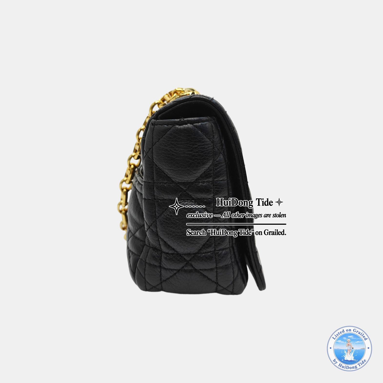 Dior Dior Caro Small Quilted Leather Chain Bag Size ONE SIZE - 3 Thumbnail
