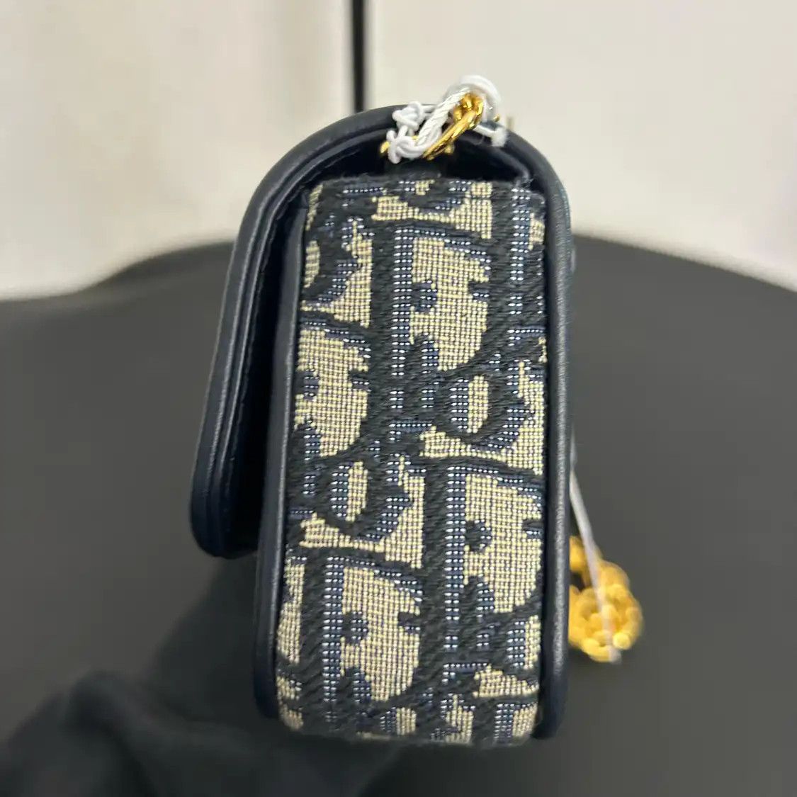 Dior DIOR Miss Caro Small beige canvas monogram jacquard flap bag chain bag crossbody Size ONE SIZE - 3 Thumbnail