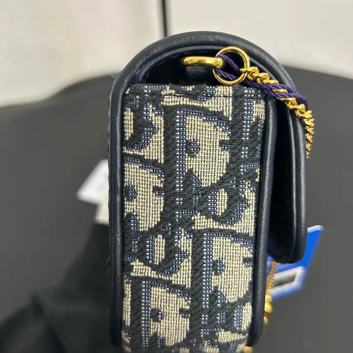 Dior DIOR Miss Caro Small beige canvas monogram jacquard flap bag chain bag crossbody Size ONE SIZE - 2 Thumbnail