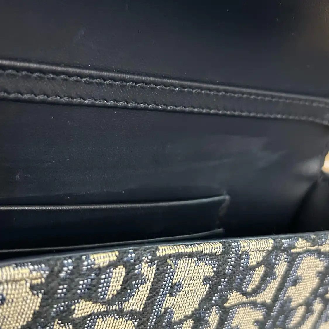 Dior DIOR Miss Caro Small beige canvas monogram jacquard flap bag chain bag crossbody Size ONE SIZE - 11 Thumbnail