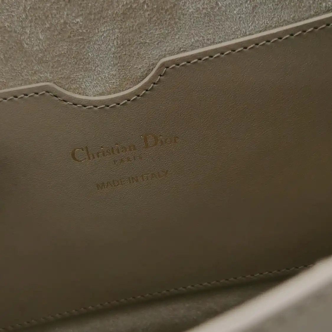 Dior DIOR Bobby Large khaki cowhide leather monogram shoulder bag Size ONE SIZE - 8 Thumbnail