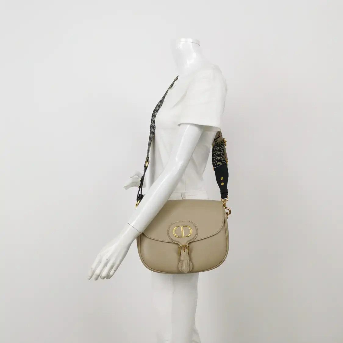 Dior DIOR Bobby Large khaki cowhide leather monogram shoulder bag Size ONE SIZE - 2 Thumbnail
