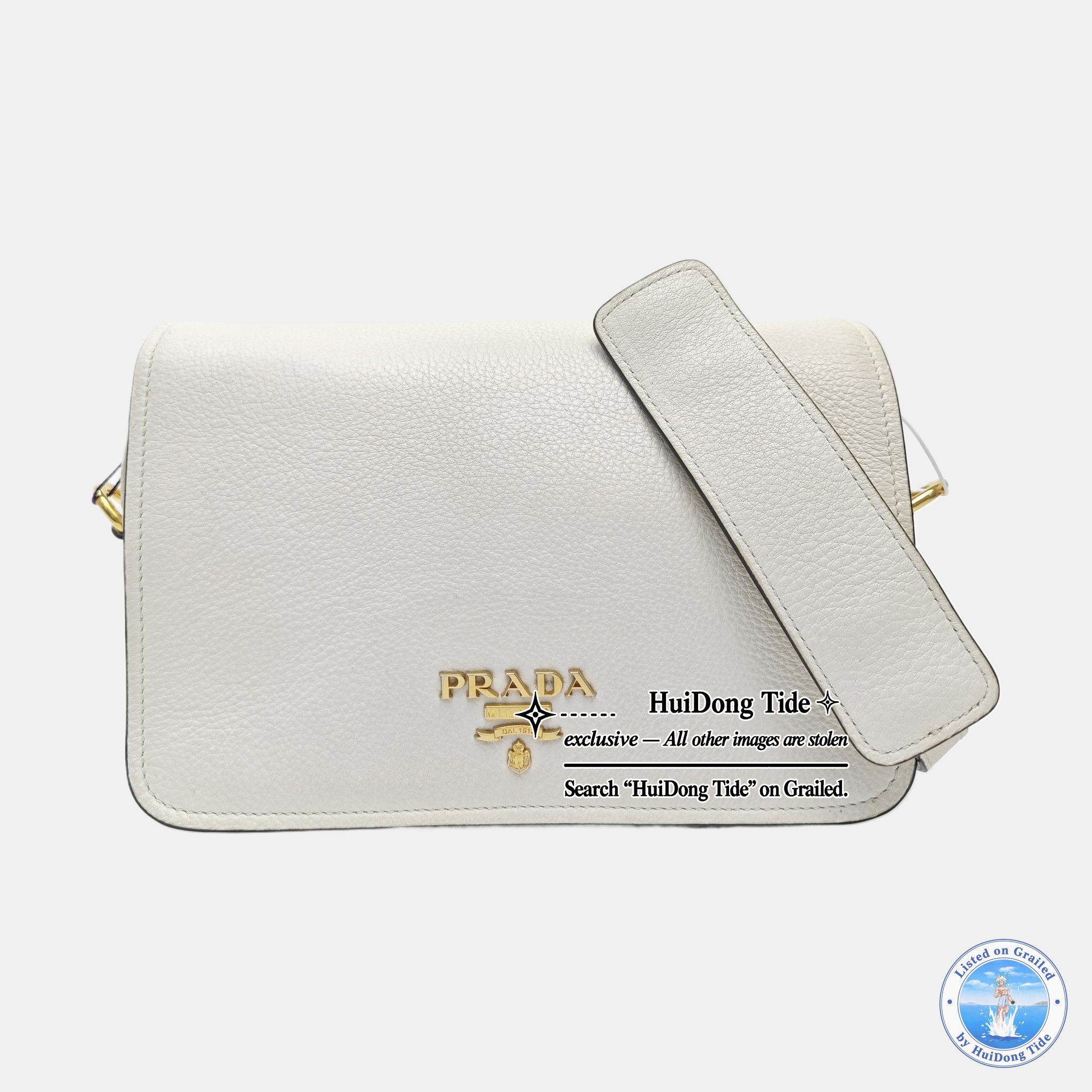 Prada Prada Leather Shoulder Bag Size ONE SIZE - 7 Thumbnail
