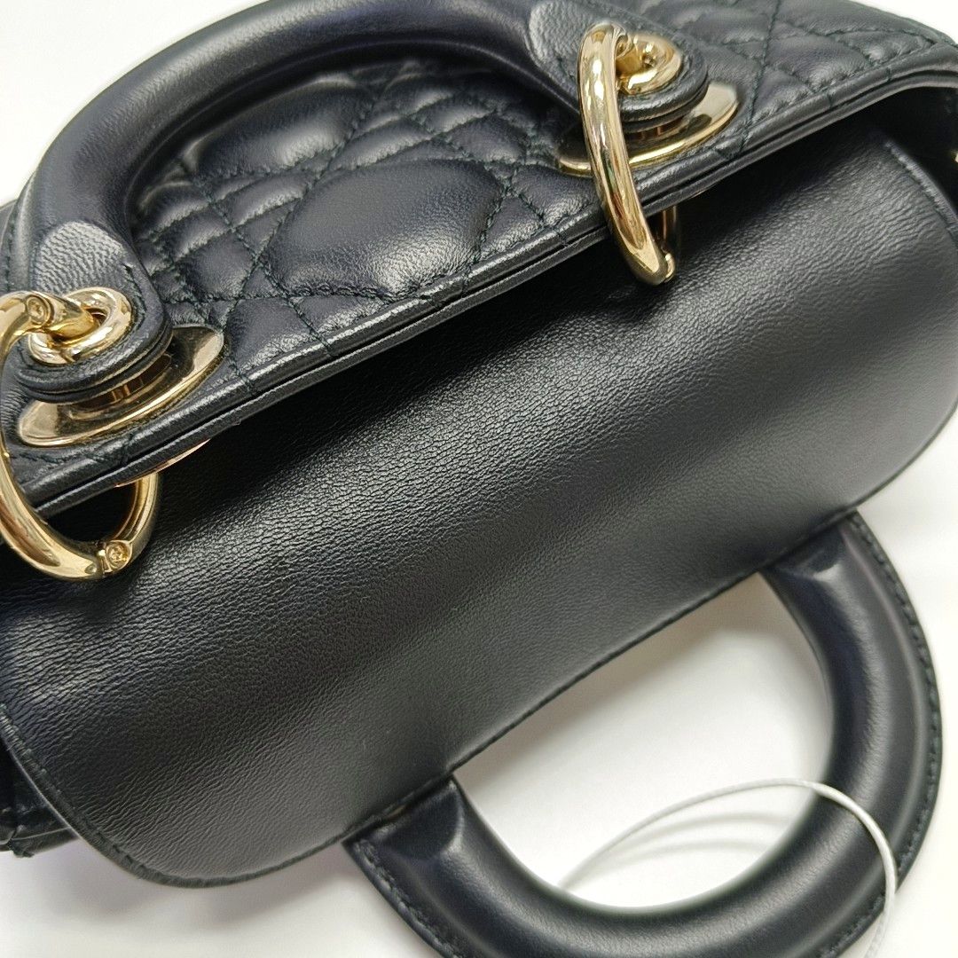 Dior Dior Lady D-Joy Micro Black Quilted Lambskin Bag Size ONE SIZE - 9 Thumbnail