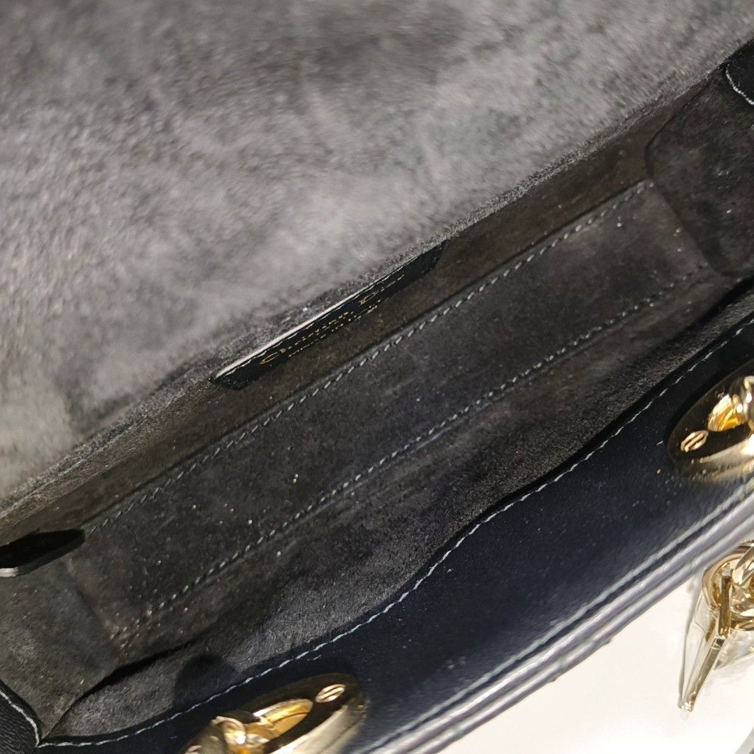 Dior Dior Lady D-Joy Micro Black Quilted Lambskin Bag Size ONE SIZE - 7 Thumbnail