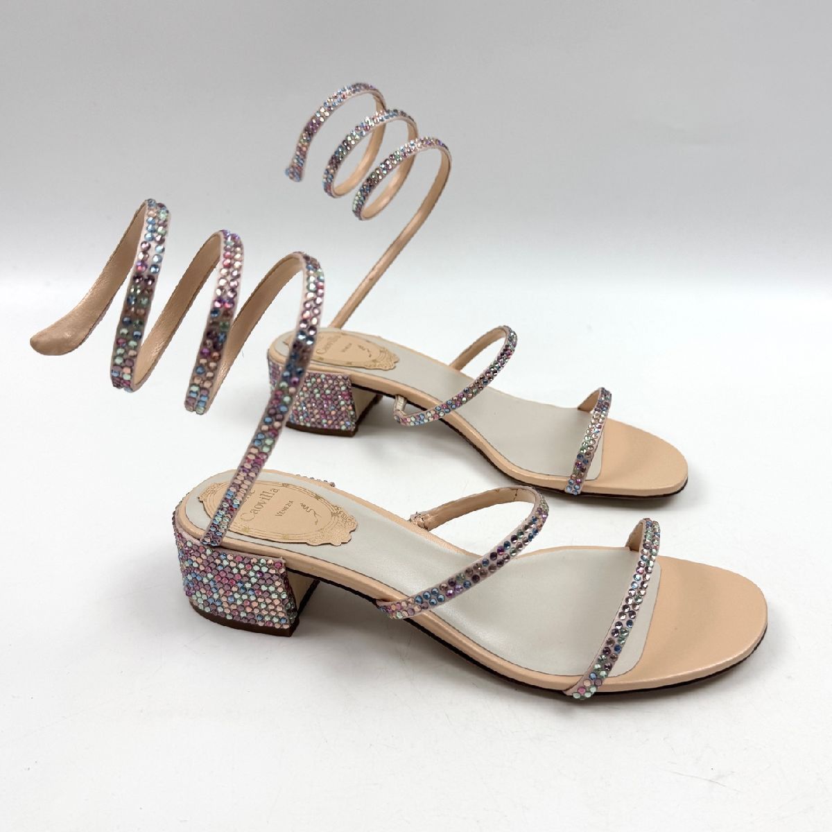 Rene Caovilla Rene Caovilla Crystal Spiral Sandals it 35 Size US 5 / IT 35 - 4 Thumbnail