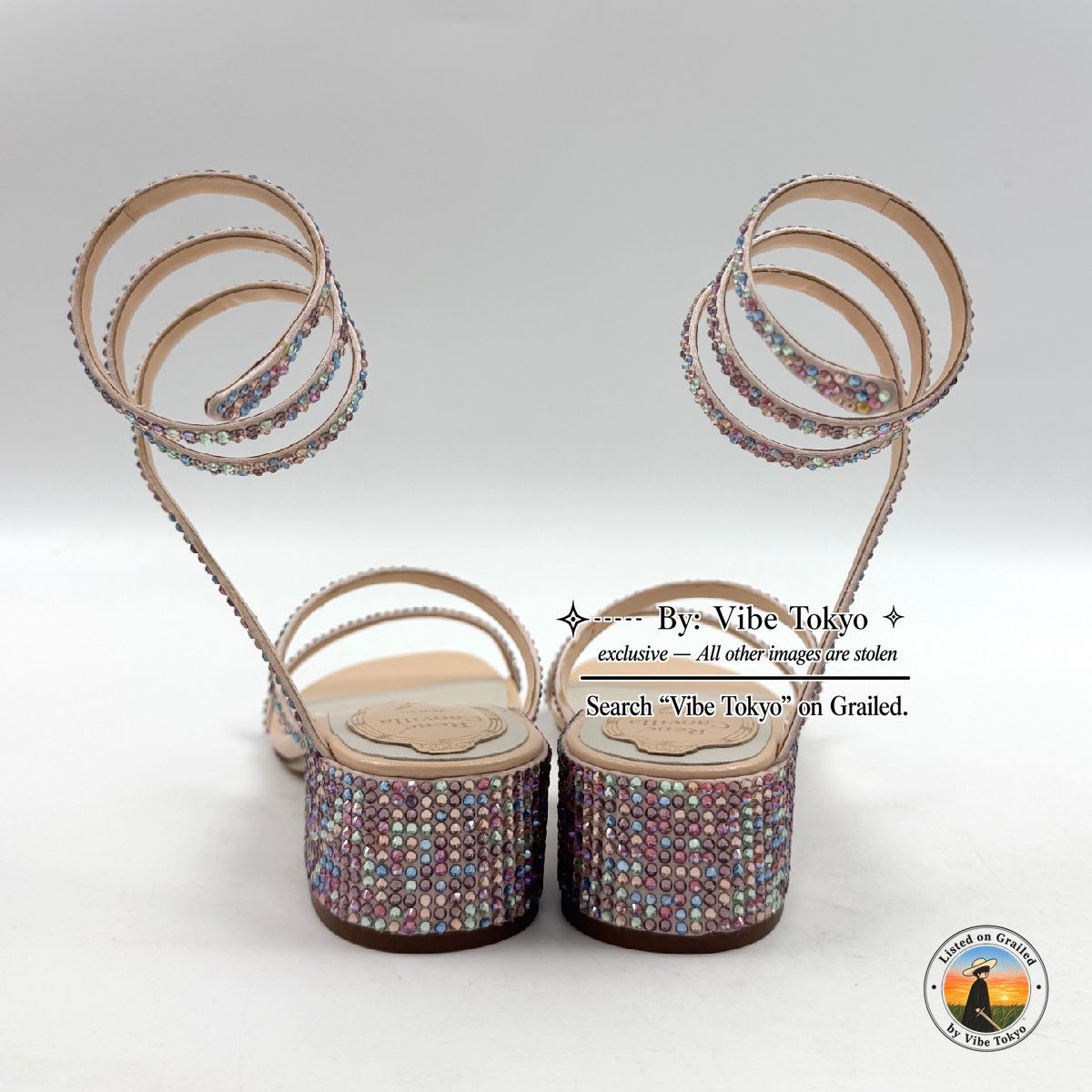 Rene Caovilla Rene Caovilla Crystal Spiral Sandals it 35 Size US 5 / IT 35 - 5 Thumbnail