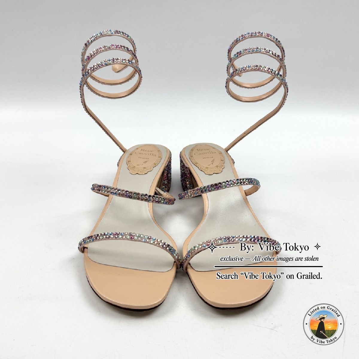 Rene Caovilla Rene Caovilla Crystal Spiral Sandals it 35 Size US 5 / IT 35 - 3 Thumbnail