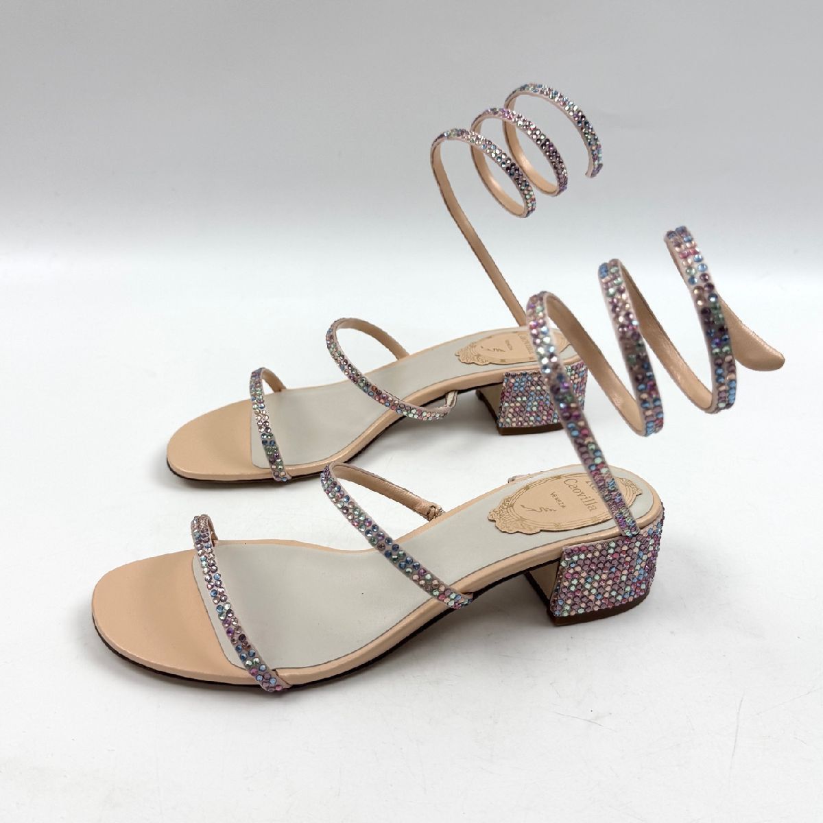 Rene Caovilla Rene Caovilla Crystal Spiral Sandals it 35 Size US 5 / IT 35 - 2 Thumbnail