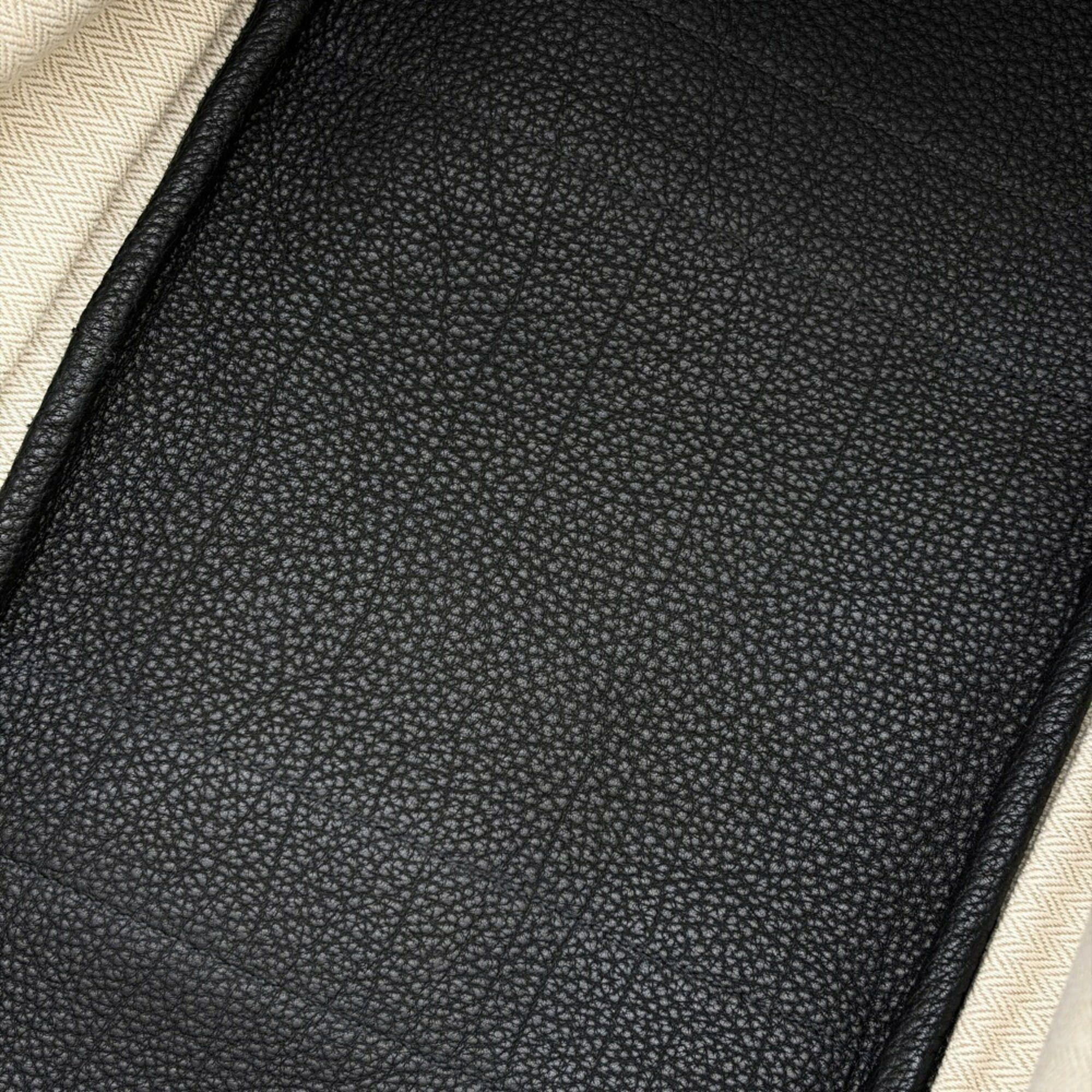 Hermes Hermes Garden PM Tote Bag, Togo Leather, Black Calfskin, □L Stamp Size ONE SIZE - 20 Thumbnail