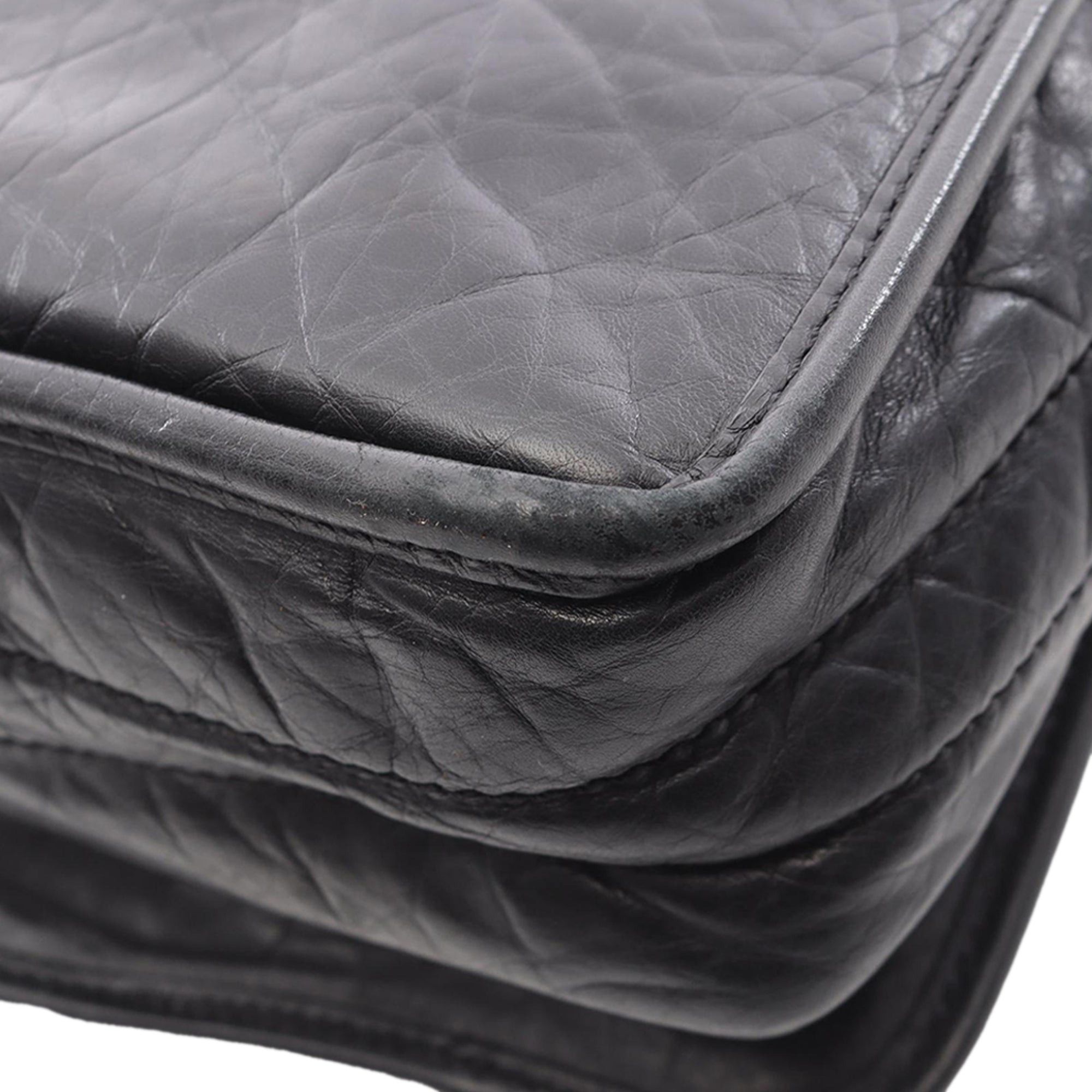 Chanel CC Aged Calfskin Logo Flap Messenger Bag Size ONE SIZE - 13 Thumbnail