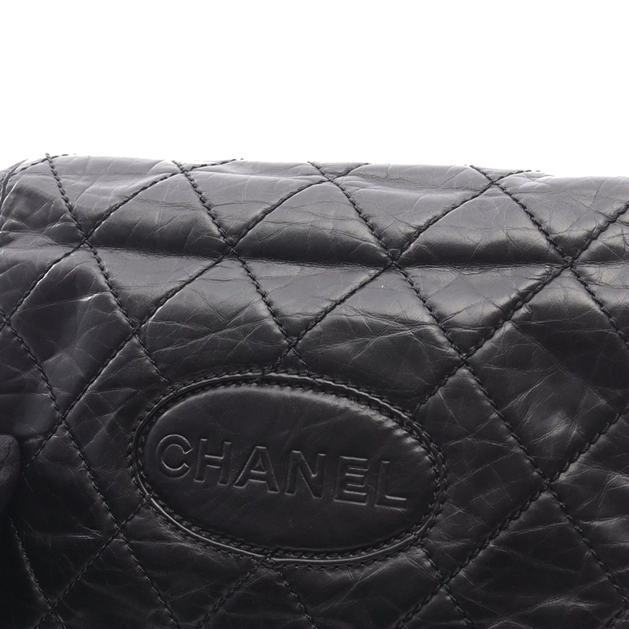 Chanel CC Aged Calfskin Logo Flap Messenger Bag Size ONE SIZE - 7 Thumbnail