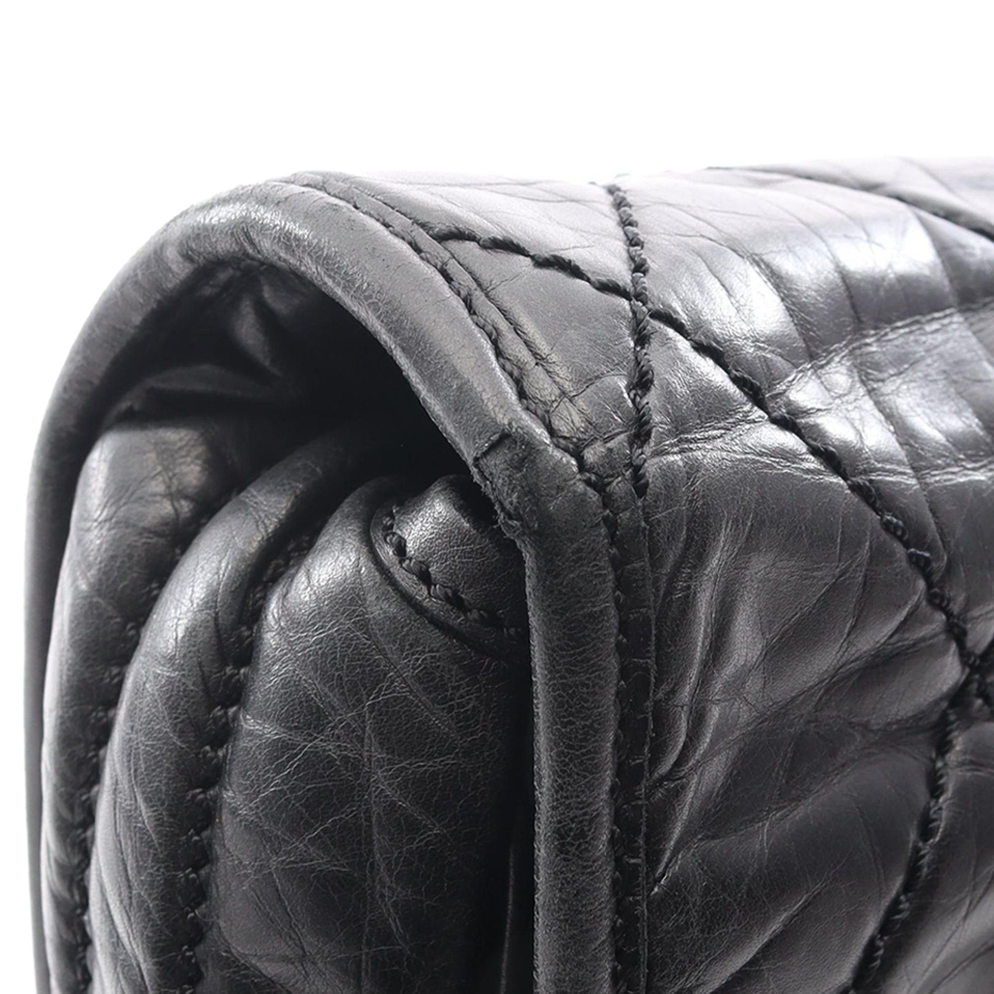 Chanel CC Aged Calfskin Logo Flap Messenger Bag Size ONE SIZE - 9 Thumbnail