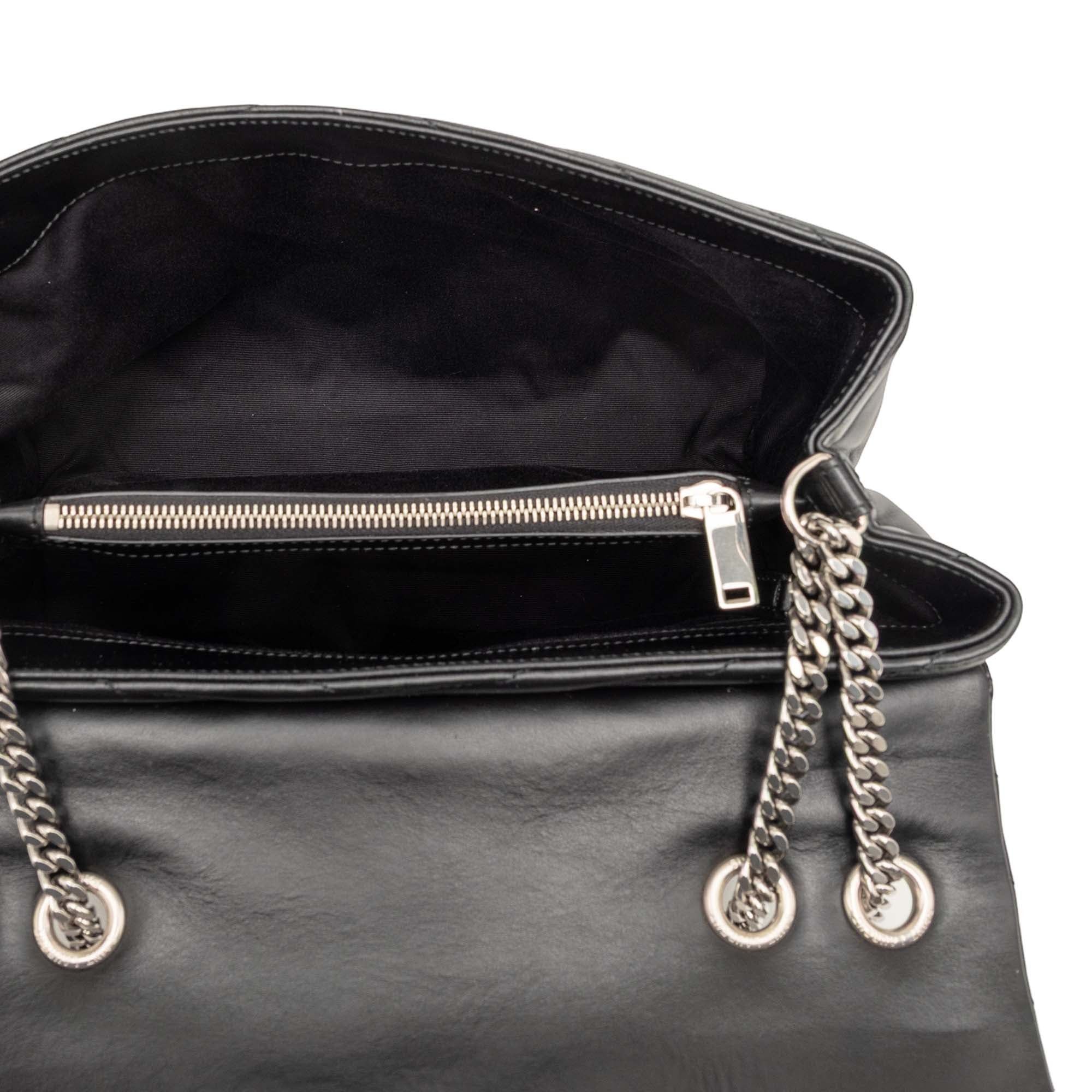 Saint Laurent Paris Matelasse Calfskin Monogram LouLou Shoulder Bag Size ONE SIZE - 4 Thumbnail