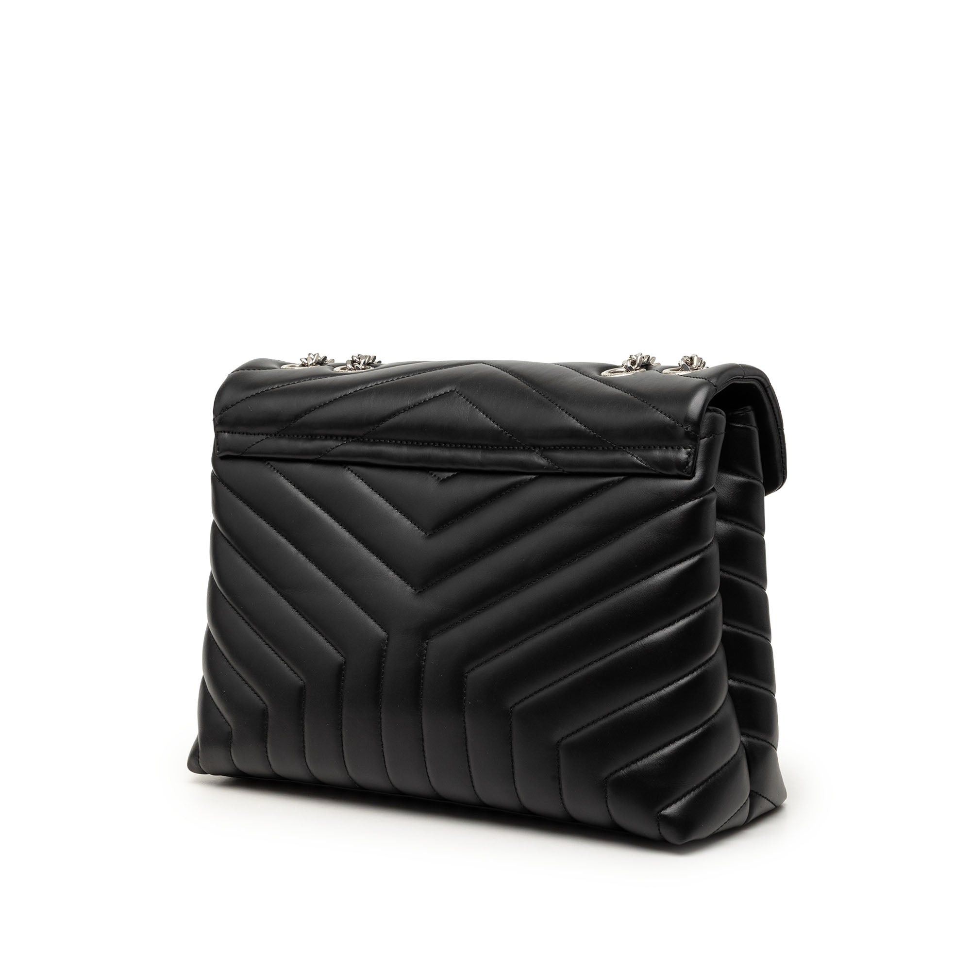 Saint Laurent Paris Matelasse Calfskin Monogram LouLou Shoulder Bag Size ONE SIZE - 2 Thumbnail