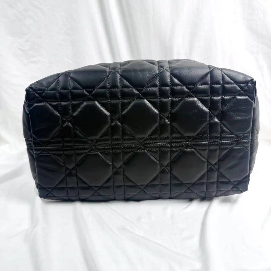 Dior DIOR Toujours Large khaki cowhide leather rattan plaid quilted shoulder bag sub- Size ONE SIZE - 7 Thumbnail