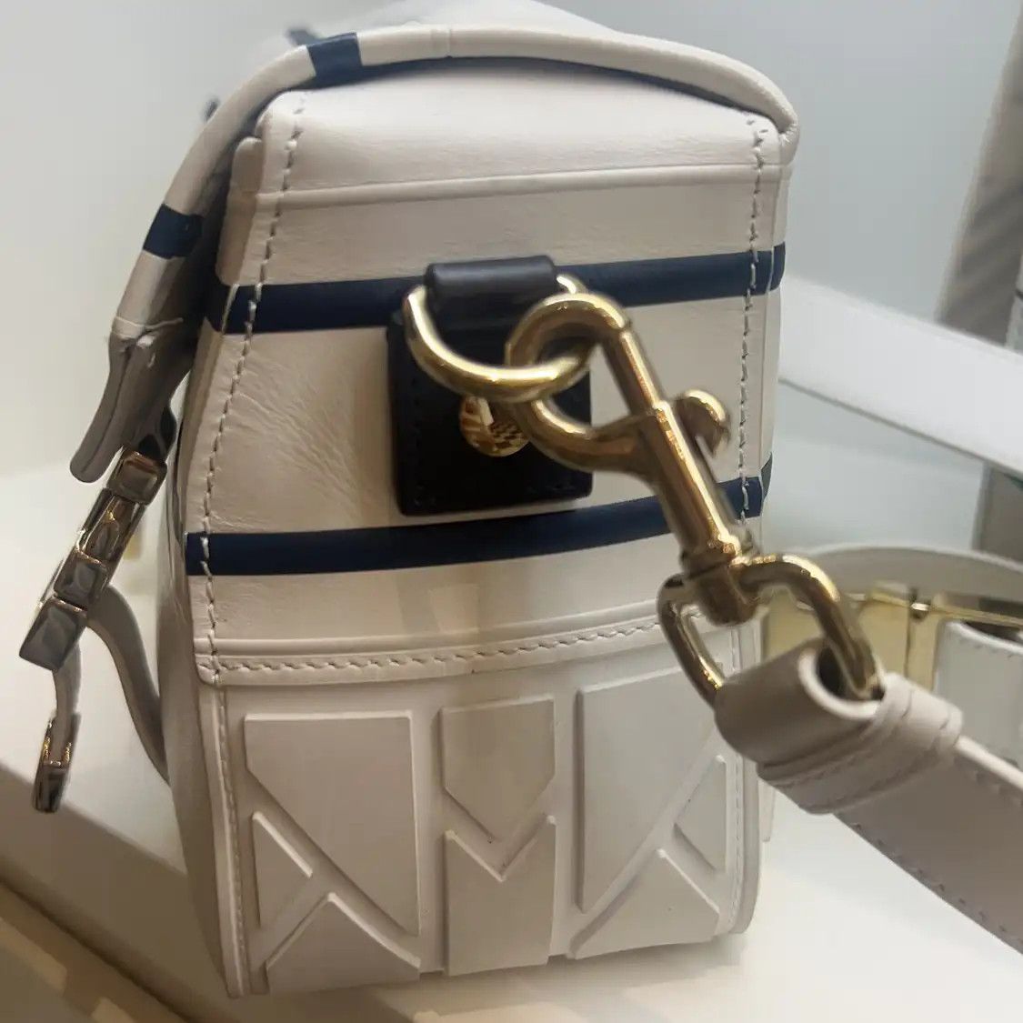 Dior DIOR Diorcamp Small white cowhide leather crossbody bag Size ONE SIZE - 18 Thumbnail