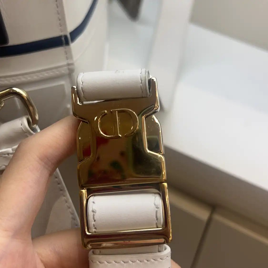 Dior DIOR Diorcamp Small white cowhide leather crossbody bag Size ONE SIZE - 14 Thumbnail