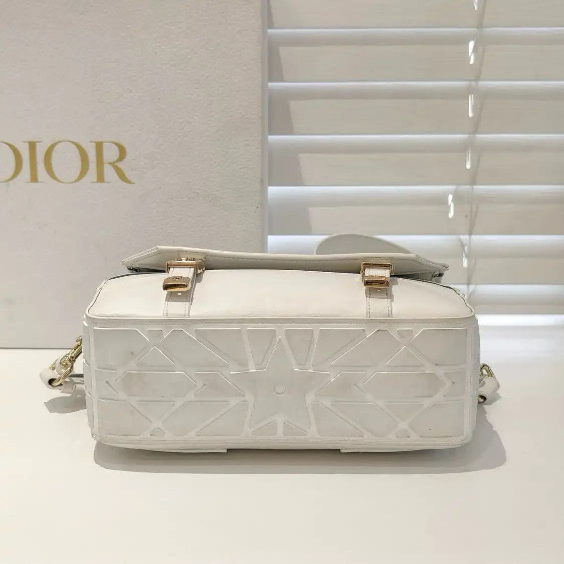 Dior DIOR Diorcamp Small white cowhide leather crossbody bag Size ONE SIZE - 5 Thumbnail