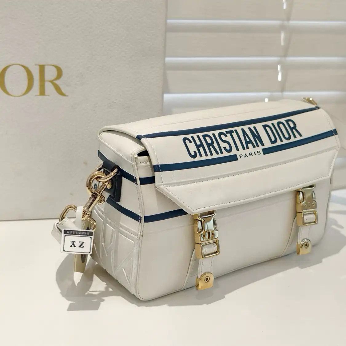 Dior DIOR Diorcamp Small white cowhide leather crossbody bag Size ONE SIZE - 2 Thumbnail