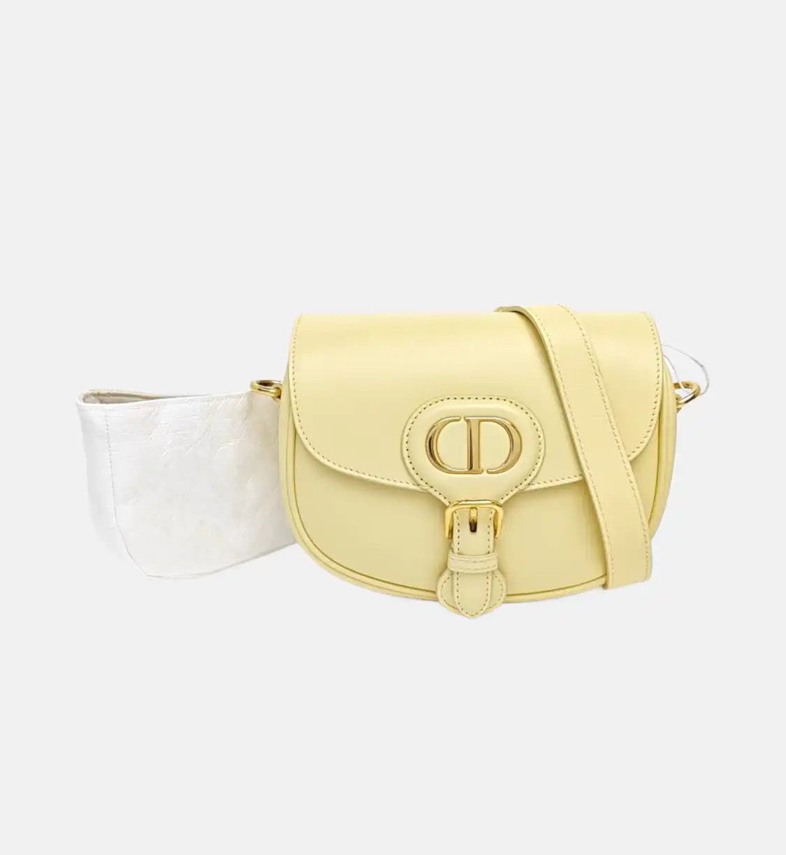 Dior DIOR Bobby Small light yellowcowhide leather shoulder bag handbag crossbody bag Size ONE SIZE - 8 Thumbnail