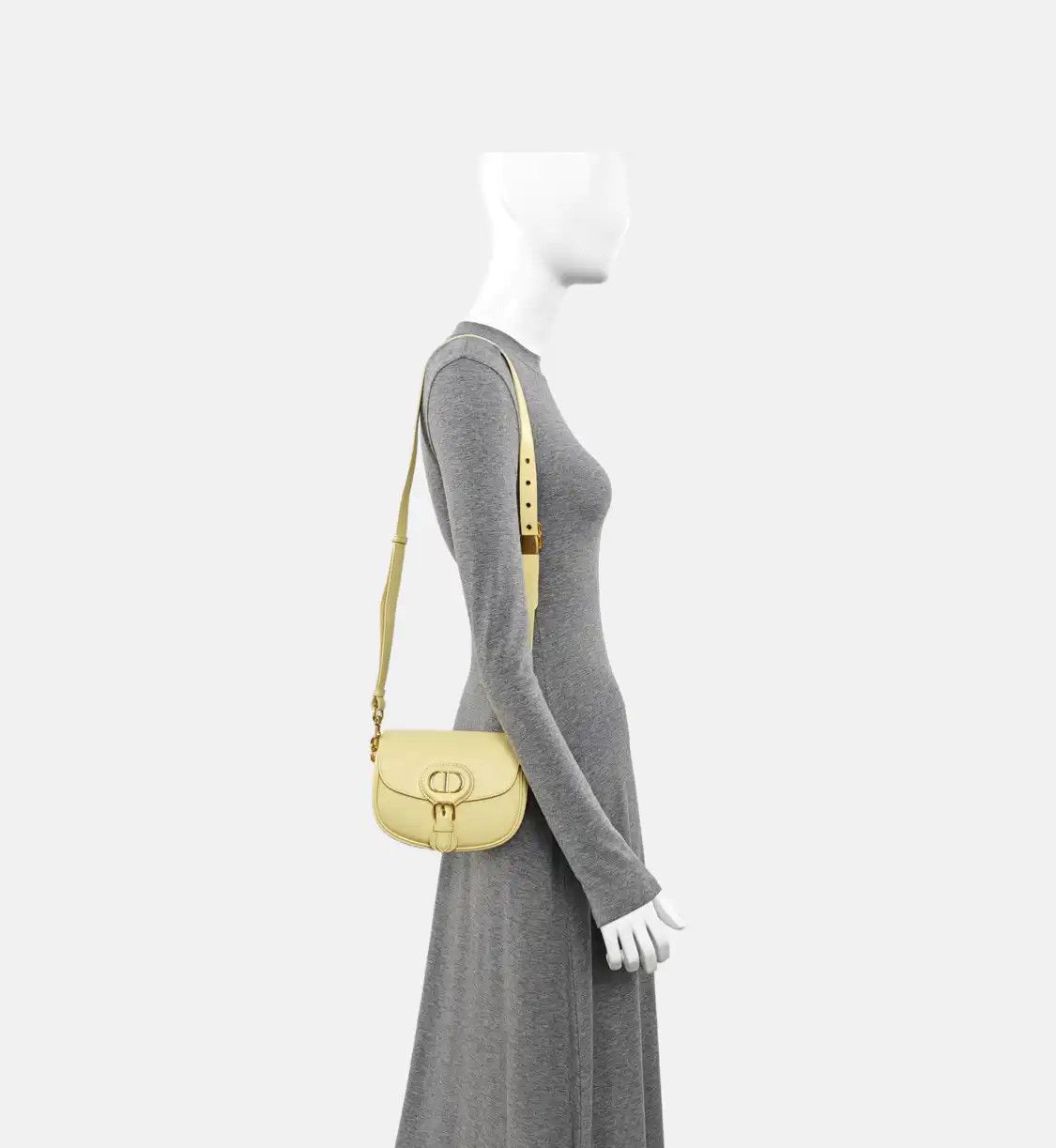 Dior DIOR Bobby Small light yellowcowhide leather shoulder bag handbag crossbody bag Size ONE SIZE - 2 Thumbnail