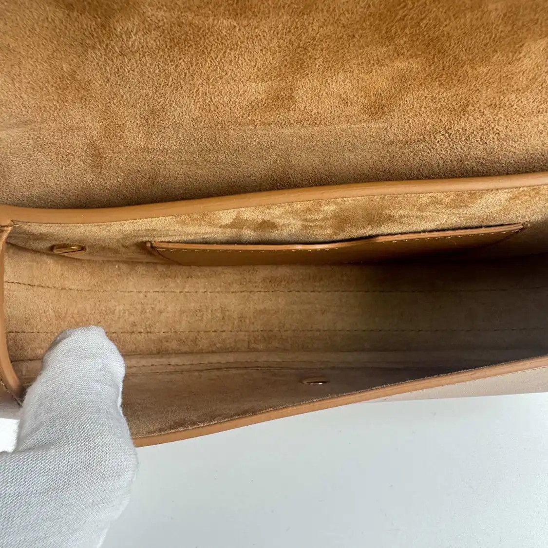 Dior DIOR Bobby brown cowhide leather shoulder bag detachable strap Size ONE SIZE - 6 Thumbnail
