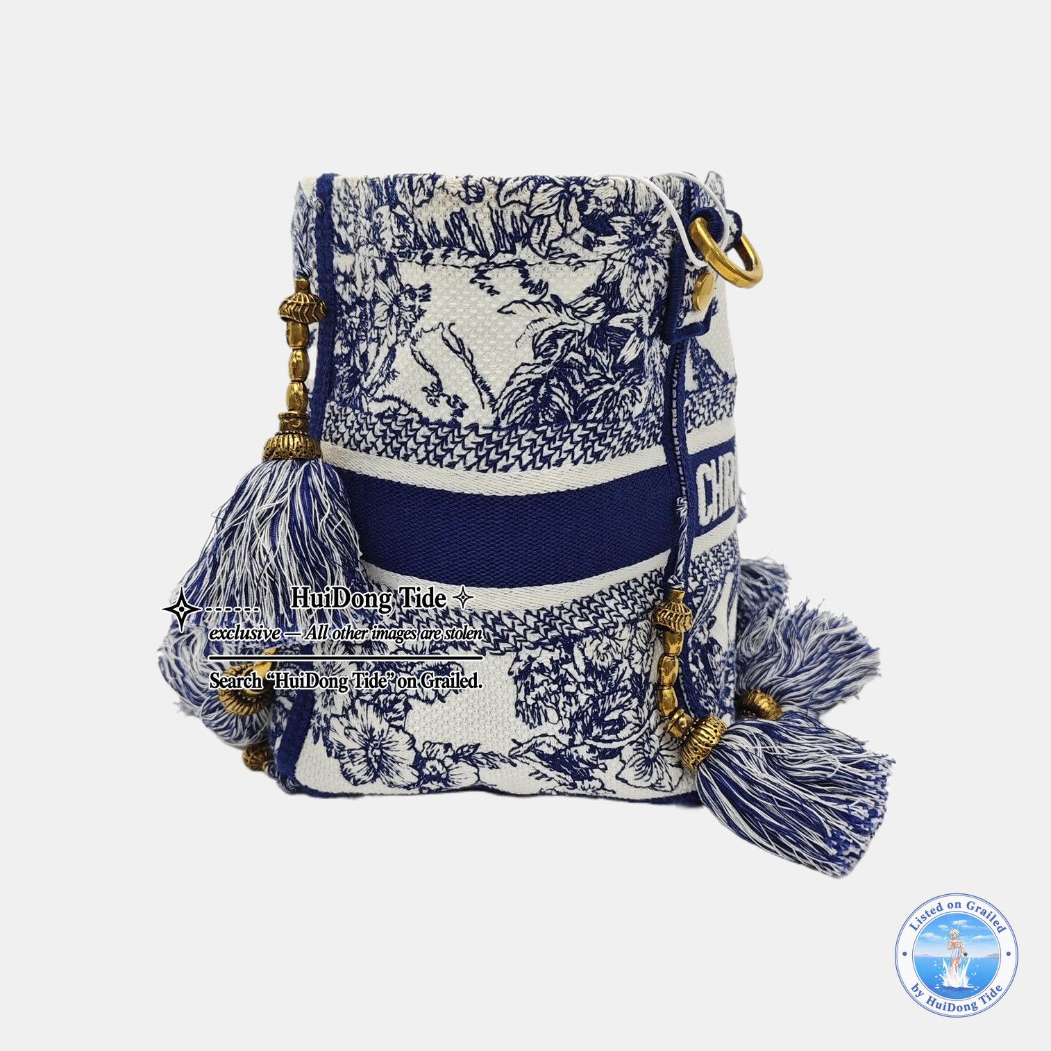Dior Dior D-Bubble Canvas Jacquard Bucket Bag Size ONE SIZE - 3 Thumbnail