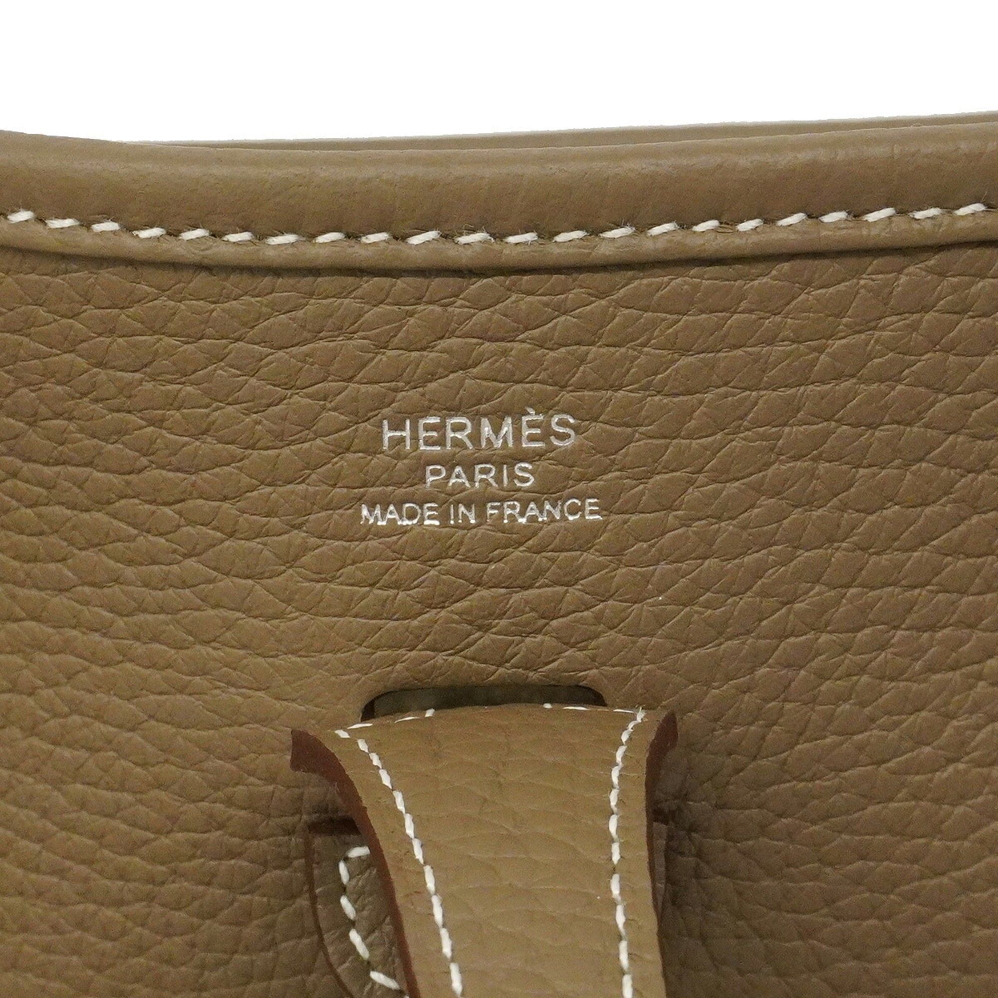 Hermes Hermes Evelyne 23 Shoulder Bag, Taurillon Clemence Leather, Etoile (G stamp), Ladies'. Size ONE SIZE - 4 Thumbnail