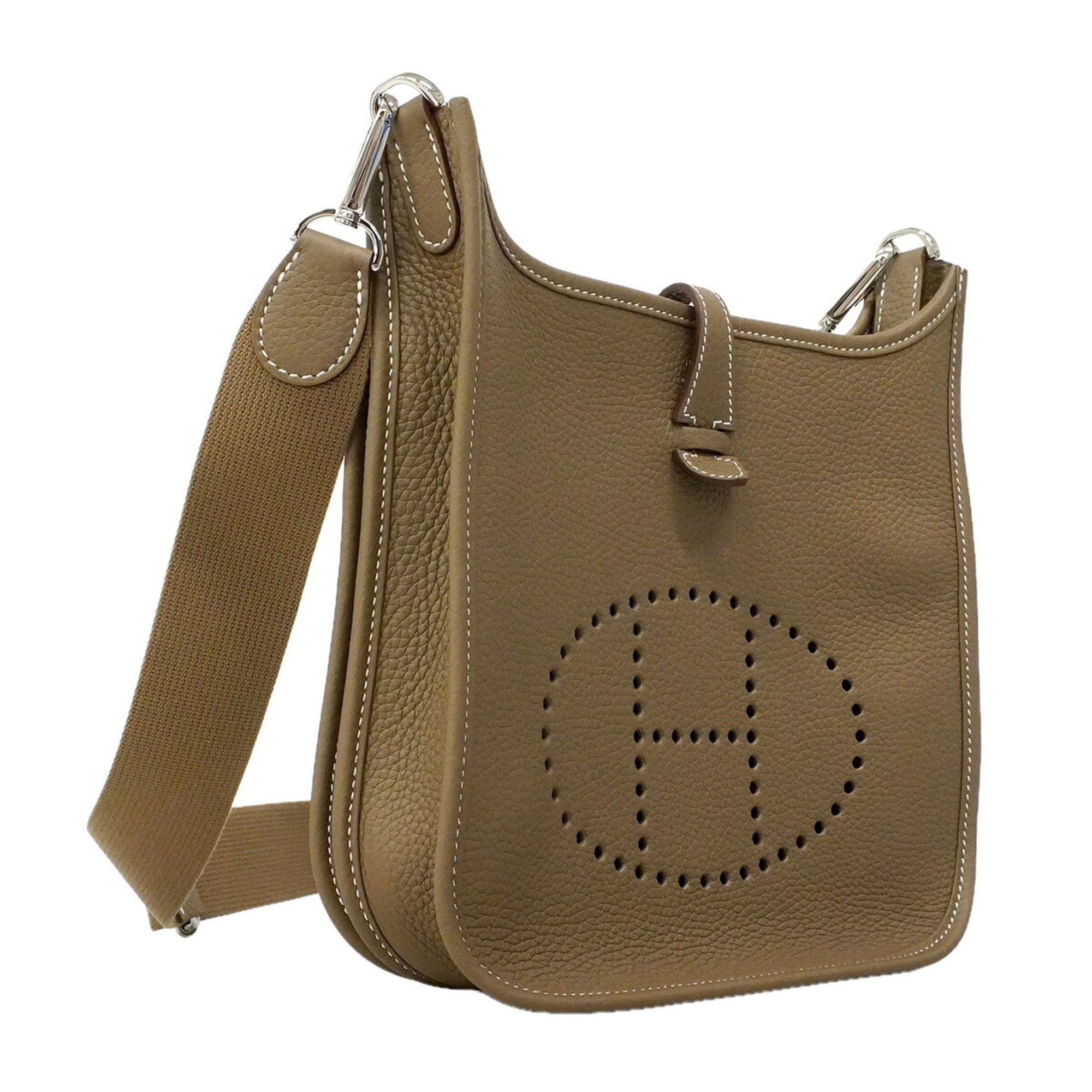 Hermes Hermes Evelyne 23 Shoulder Bag, Taurillon Clemence Leather, Etoile (G stamp), Ladies'. Size ONE SIZE - 2 Thumbnail