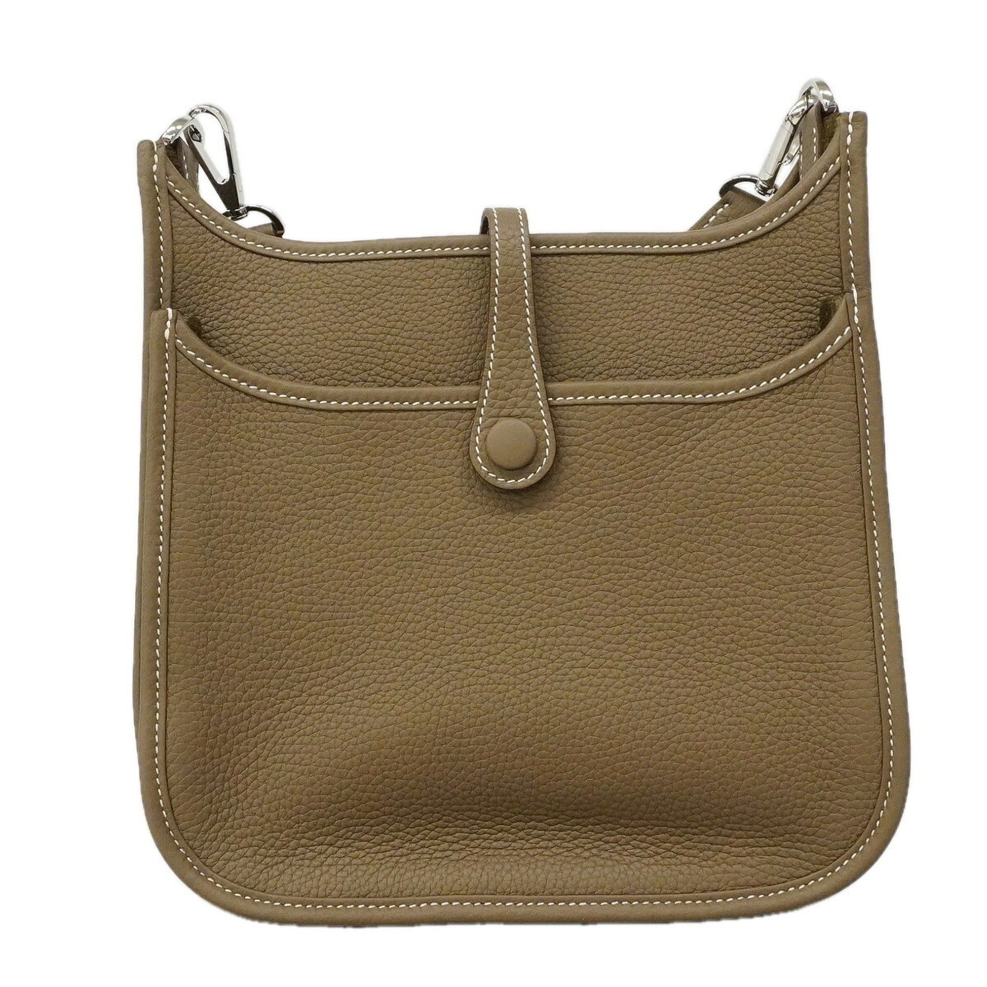 Hermes Hermes Evelyne 23 Shoulder Bag, Taurillon Clemence Leather, Etoile (G stamp), Ladies'. Size ONE SIZE - 6 Thumbnail