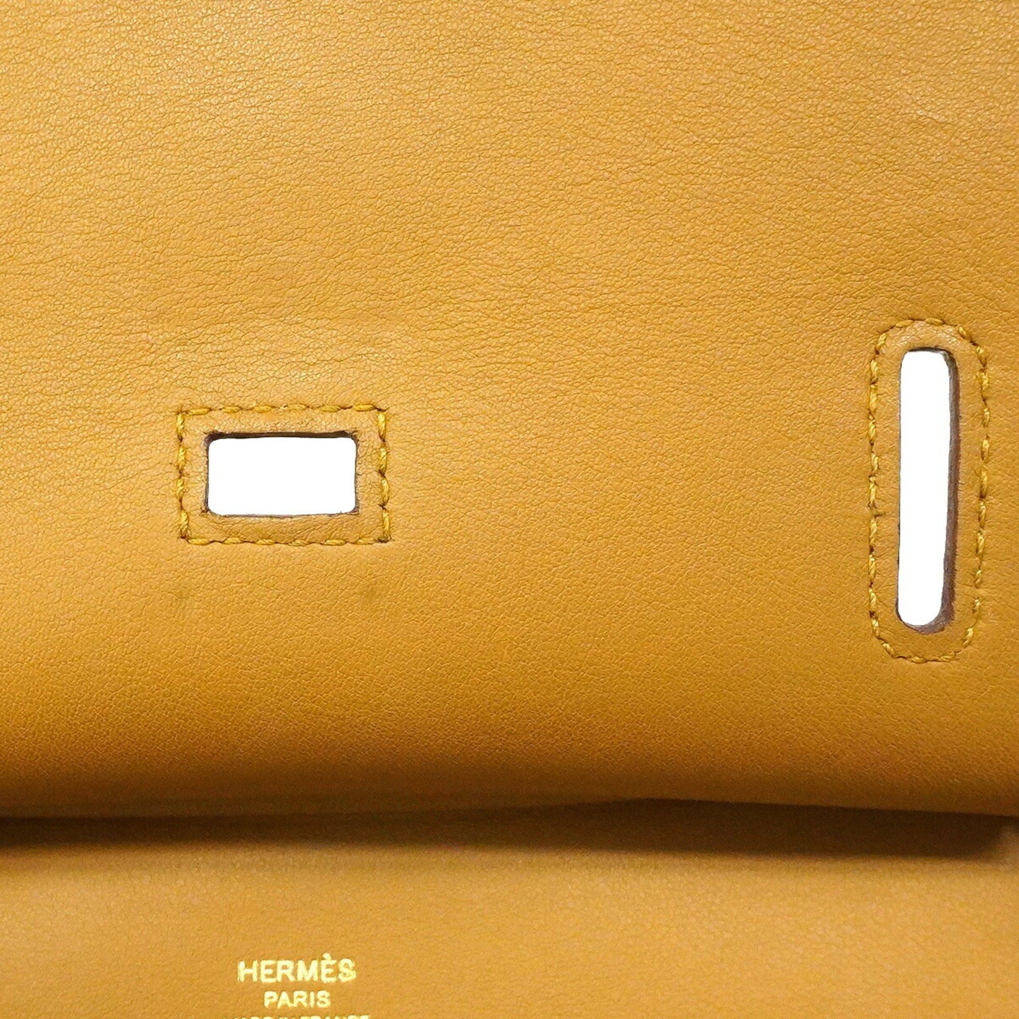 Hermes Hermes Jypsiere Mini Swift Shoulder Bag, Sesame, B Stamp, Women's, OP023317 Size ONE SIZE - 7 Thumbnail