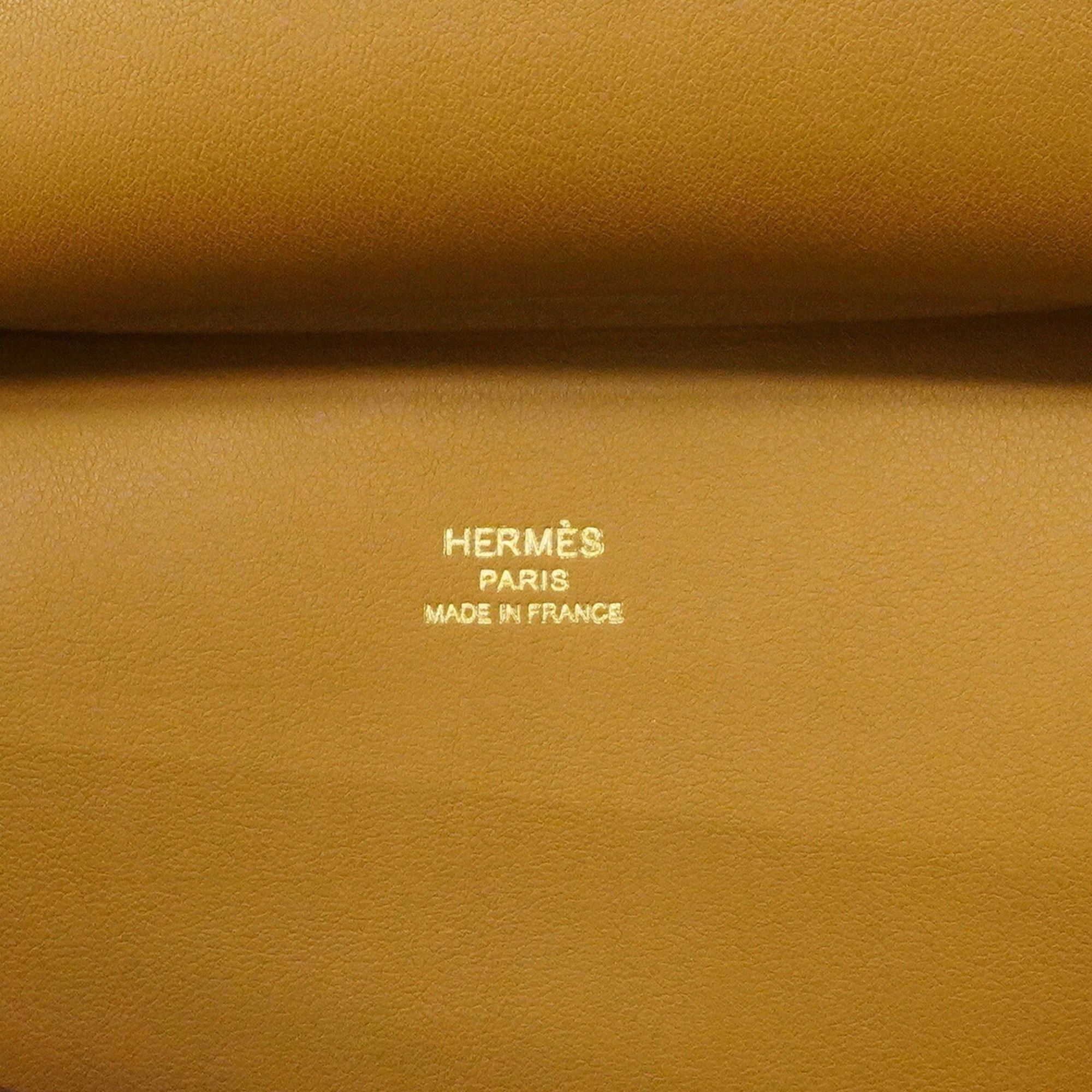 Hermes Hermes Jypsiere Mini Swift Shoulder Bag, Sesame, B Stamp, Women's, OP023317 Size ONE SIZE - 5 Thumbnail