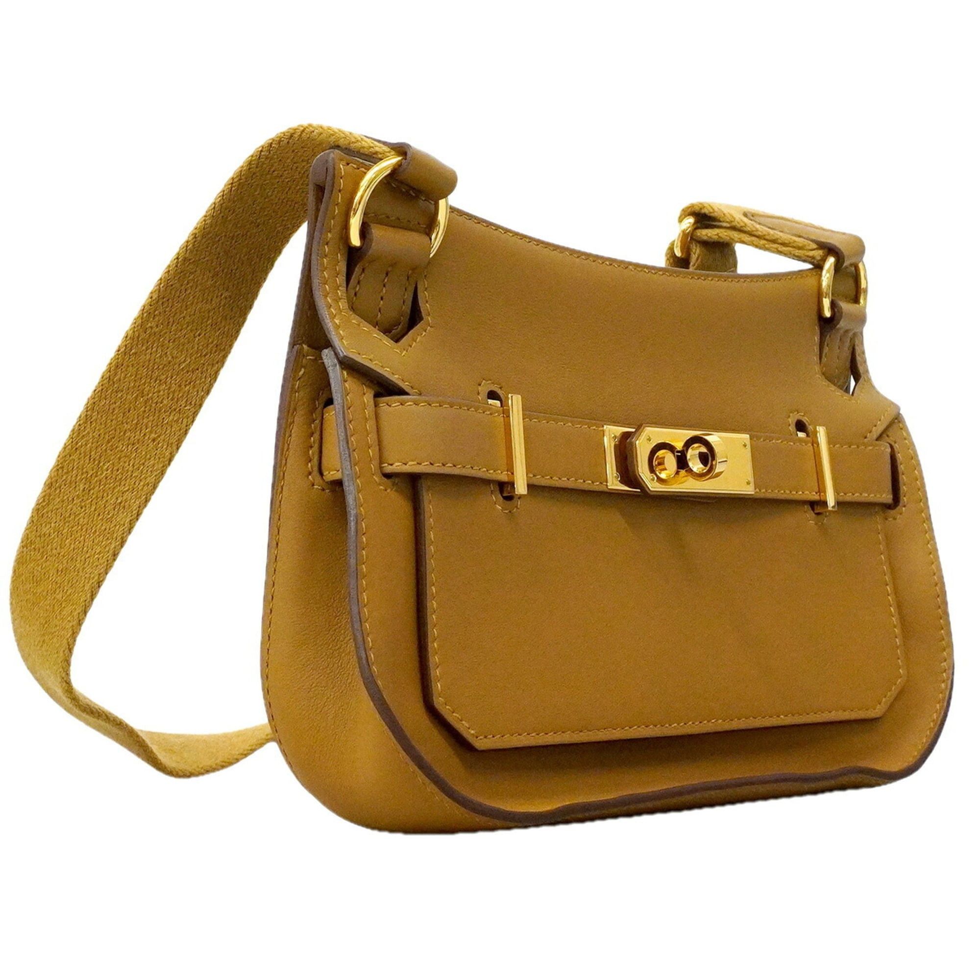 Hermes Hermes Jypsiere Mini Swift Shoulder Bag, Sesame, B Stamp, Women's, OP023317 Size ONE SIZE - 2 Thumbnail