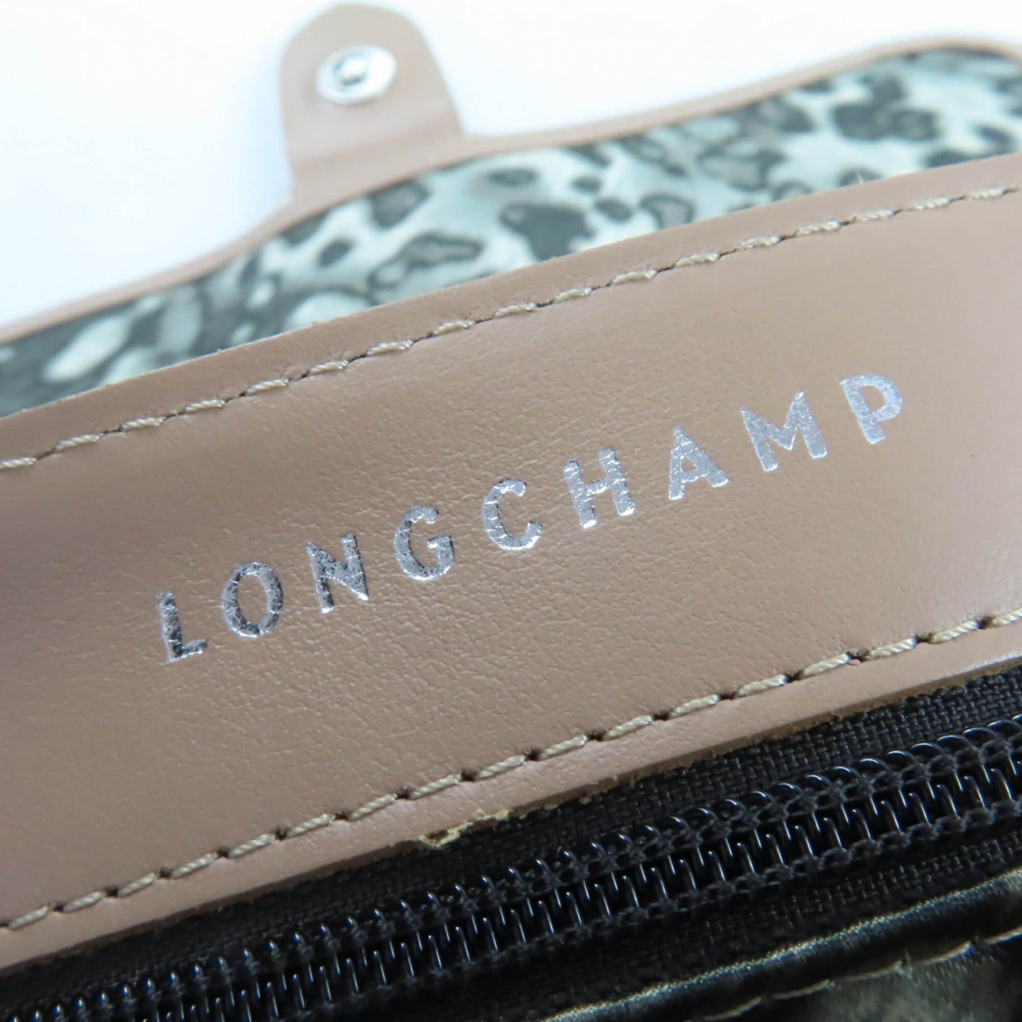 Longchamp Longchamp Amazone Chain 2-Way Leather Handbag/Shoulder Bag, Brown, with Dust Made in France, Women's Size ONE SIZE - 11 Thumbnail