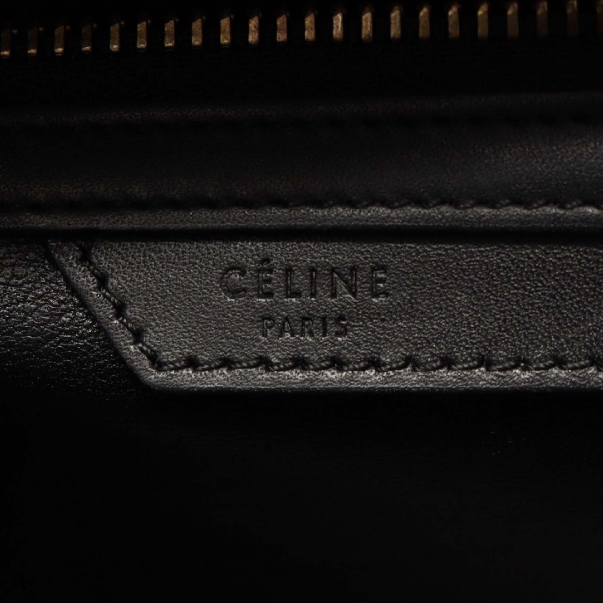 Celine Micro Tricolor Leather Luggage Tote Size ONE SIZE - 4 Thumbnail