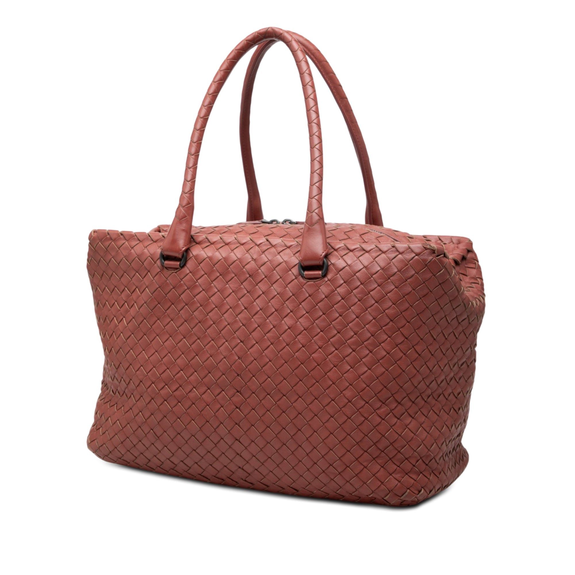 Bottega Veneta Nappa Intrecciato Brick Tote Size ONE SIZE - 2 Thumbnail