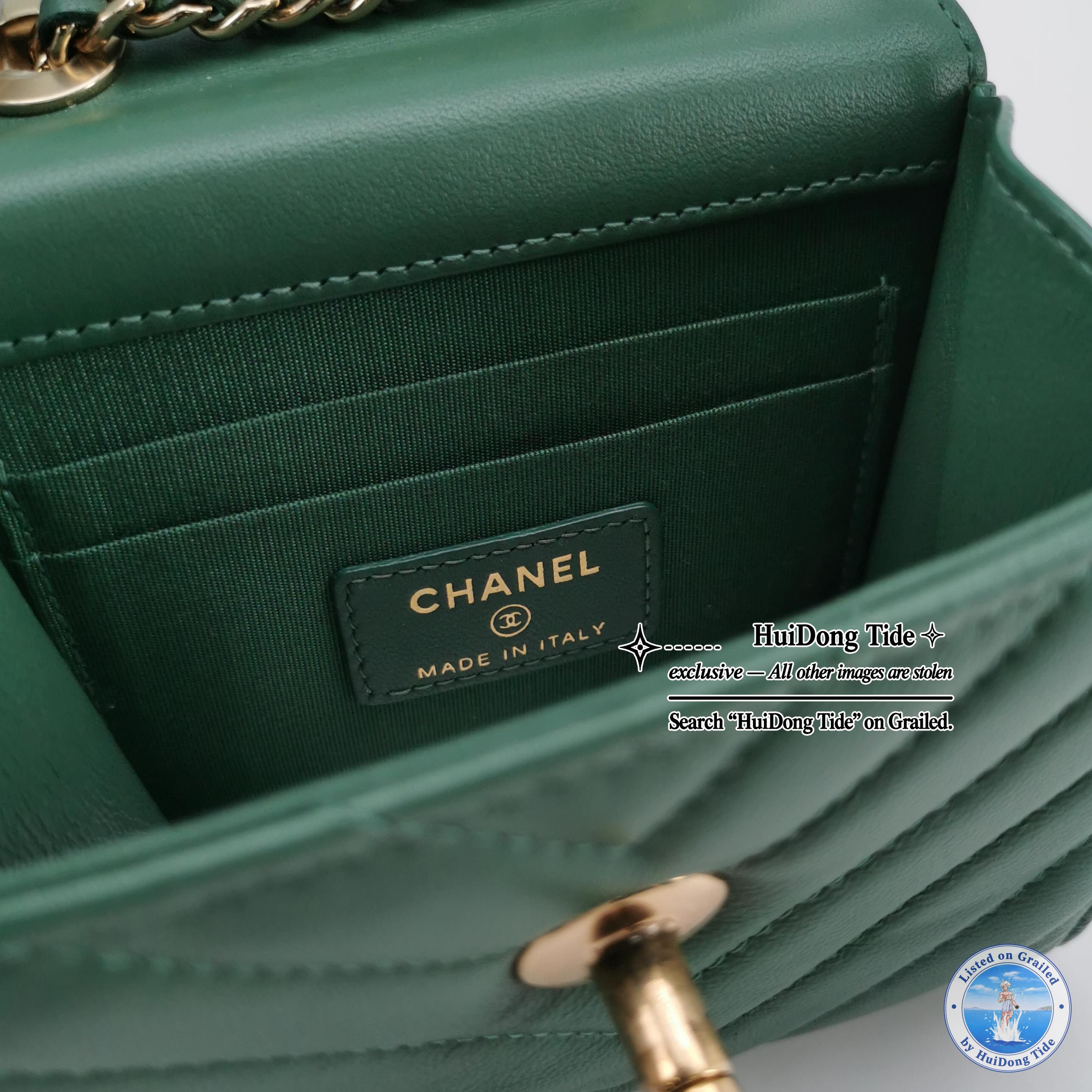 Chanel Chanel Trendy CC Chevron Leather Handle Bag Size ONE SIZE - 5 Thumbnail